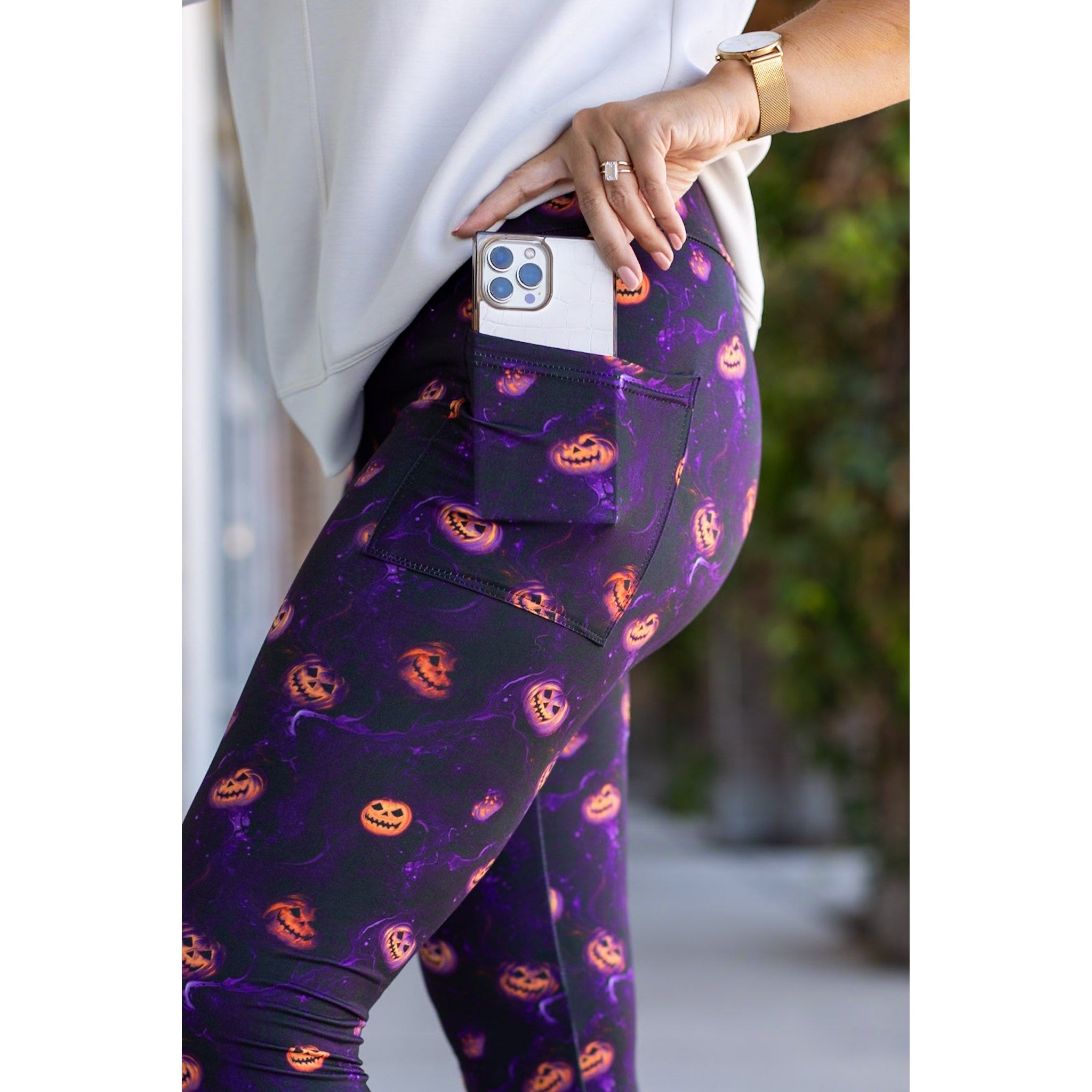 The Elly - Pumpkin Blaze Leggings