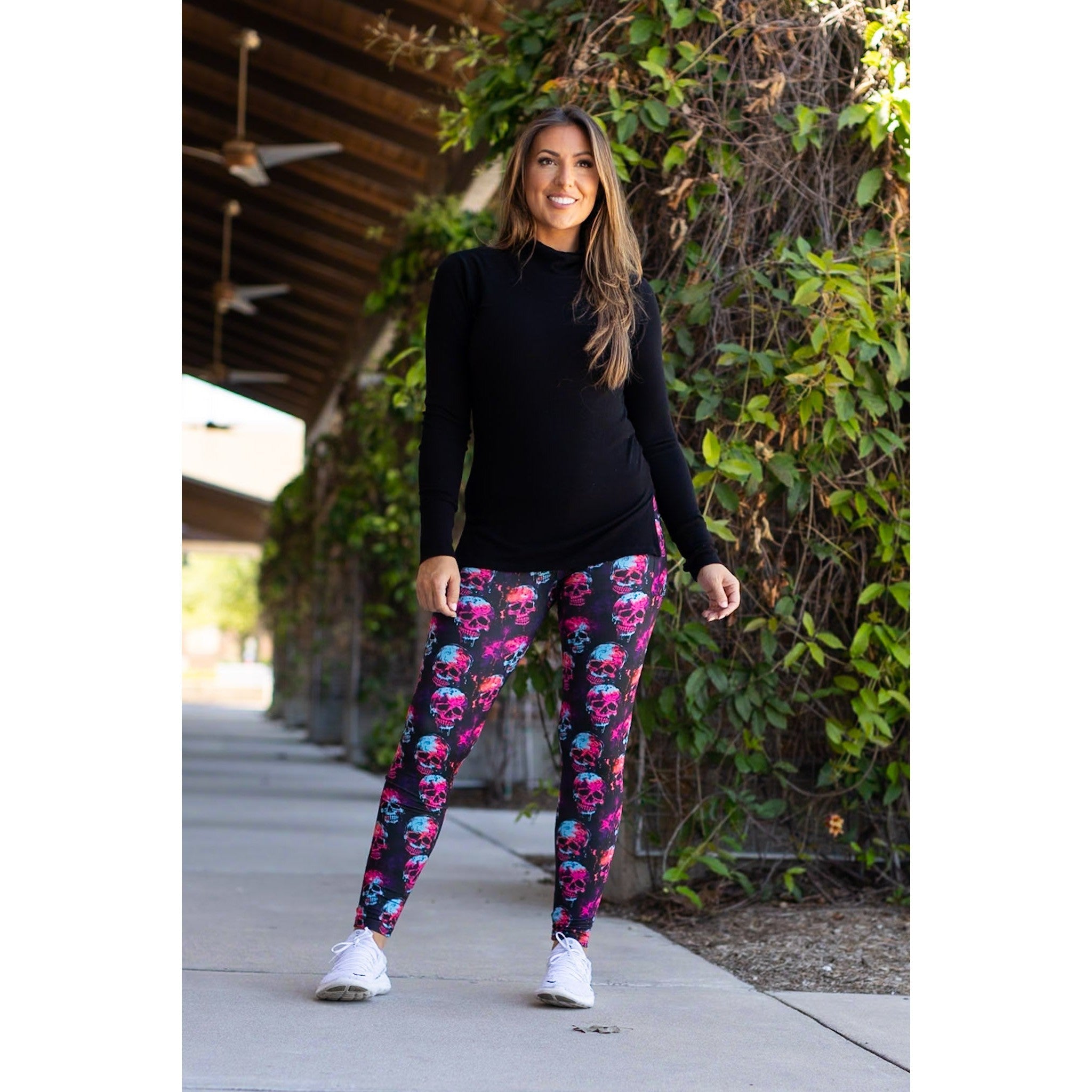 The Salem - Skull Leggings - Luxe Leggings by Julia Rose®