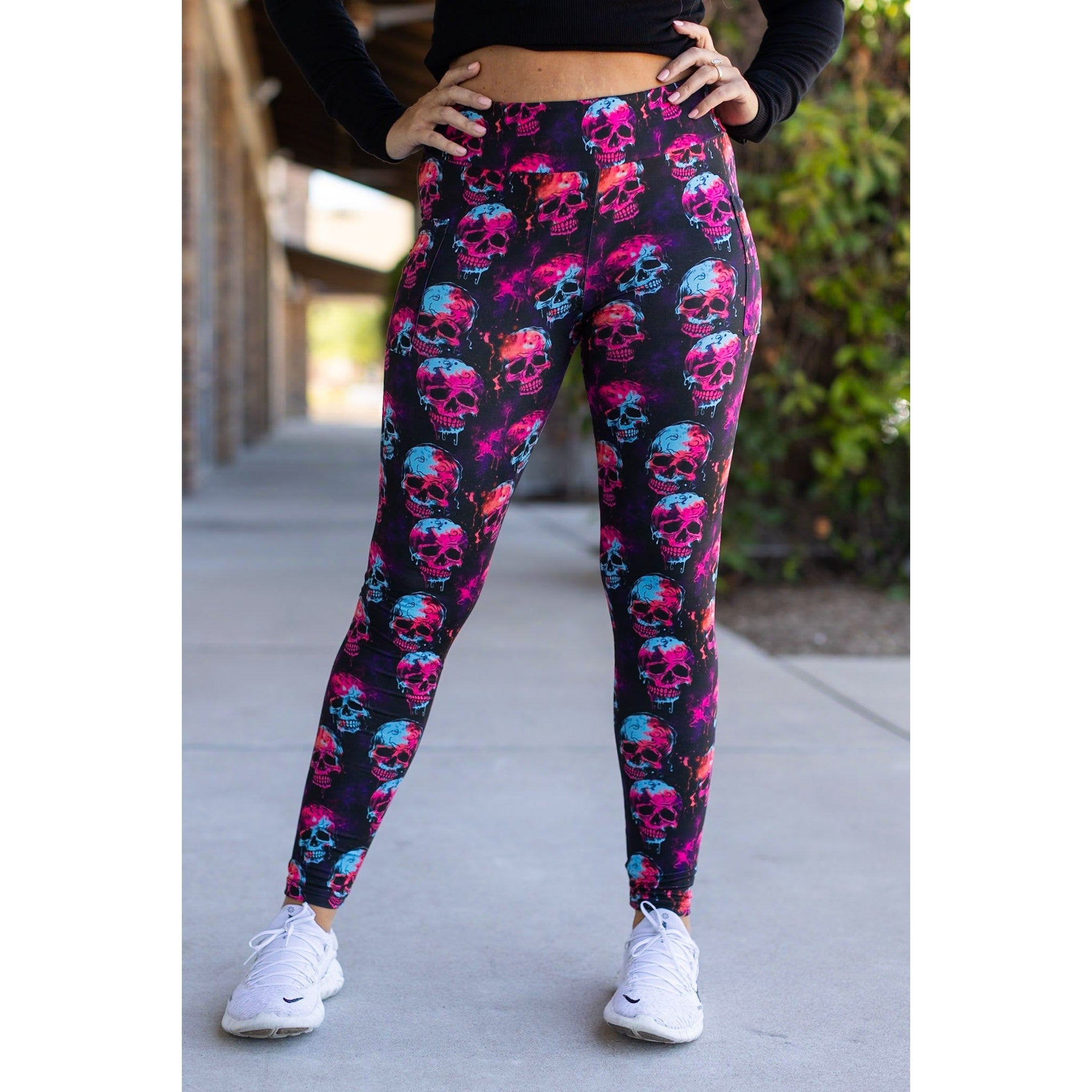 The Salem - Skull Leggings - Luxe Leggings by Julia Rose®