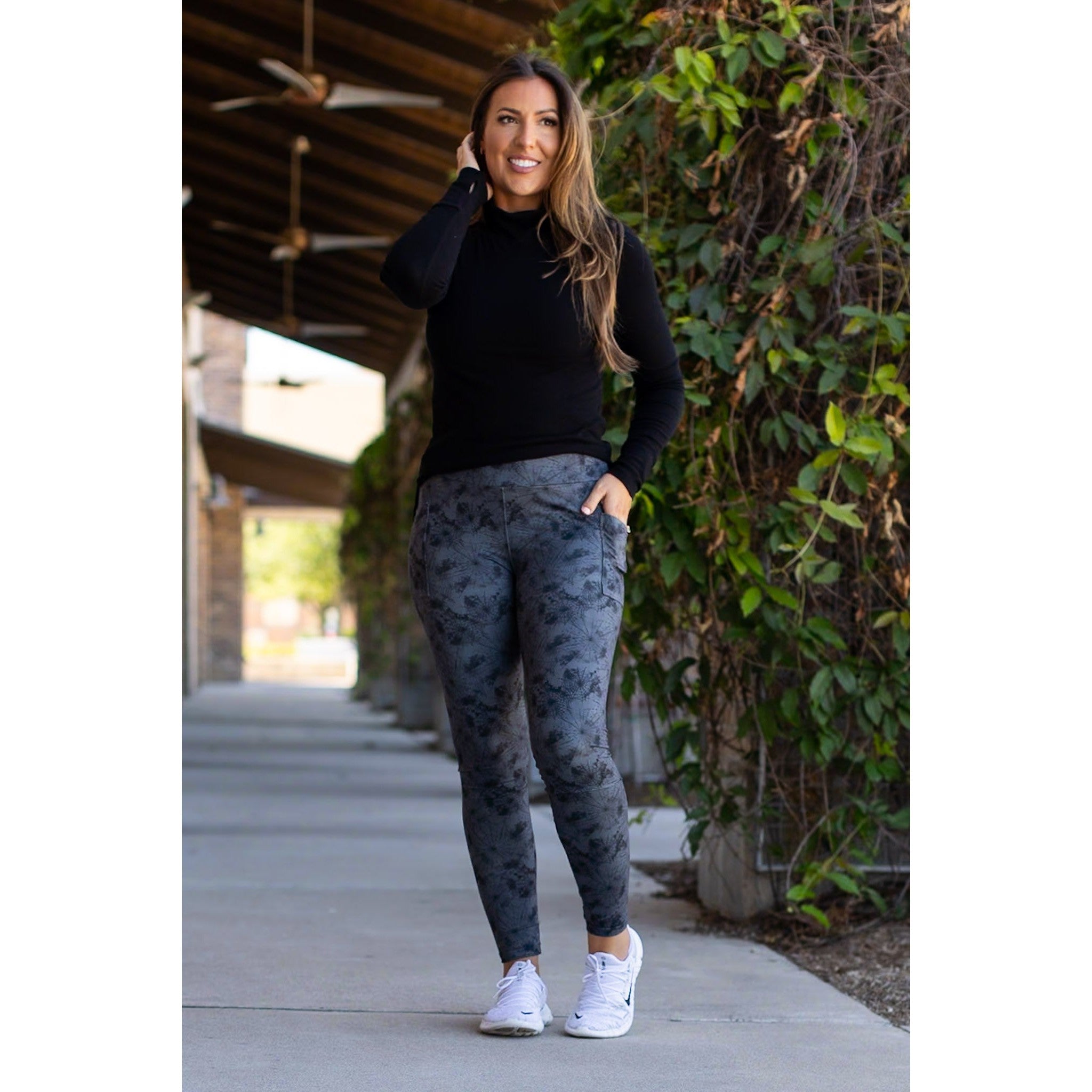 The Buffy - Black Web Leggings - Luxe Leggings by Julia Rose®