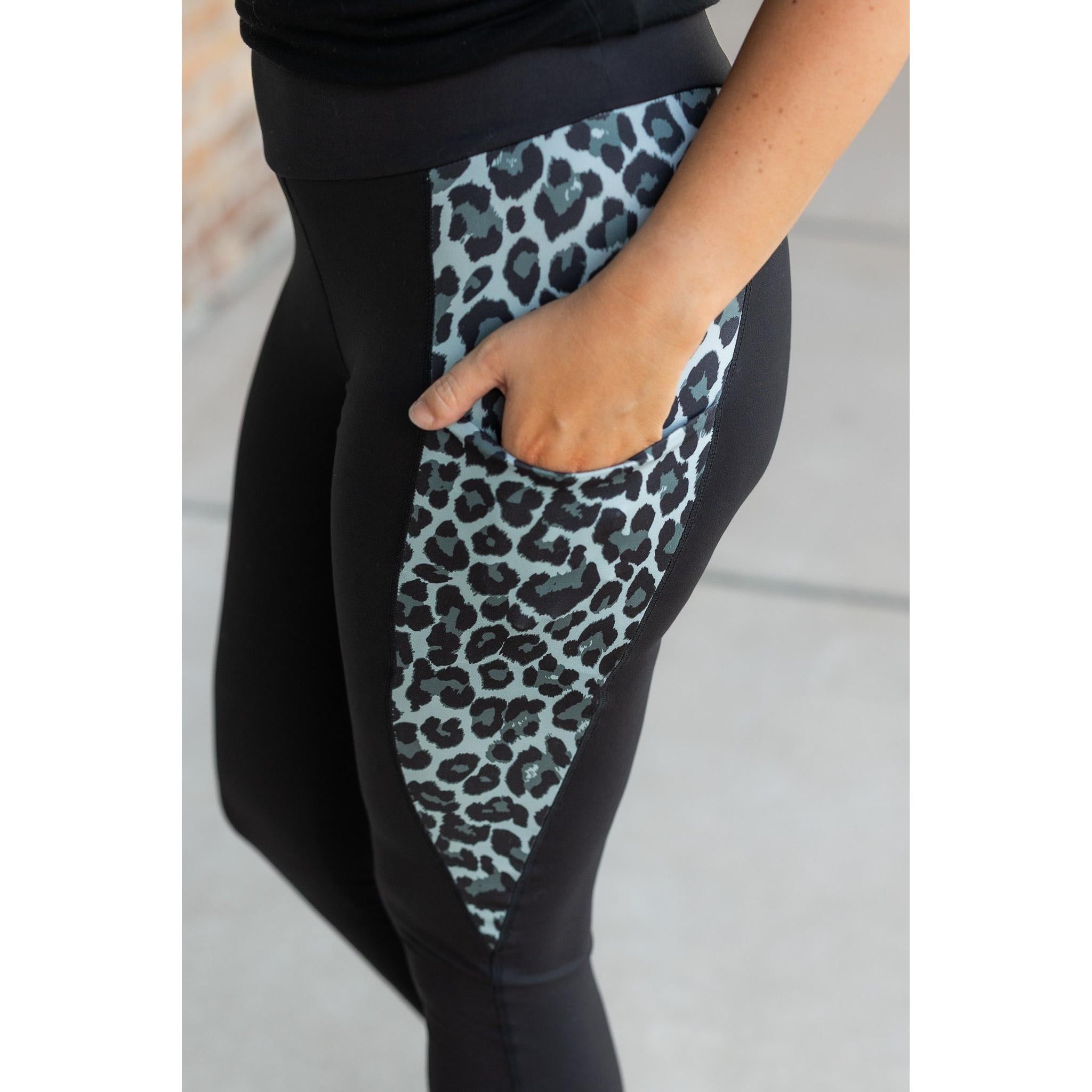 The Sabrina - Snow Leopard Panel Leggings