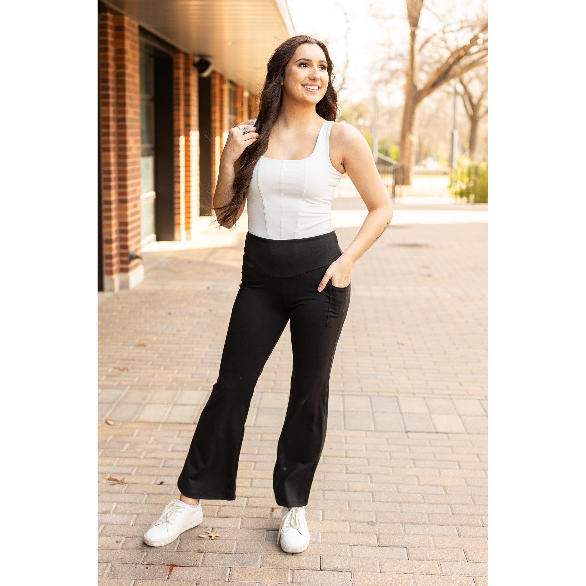 The Madeline - Tummy Control Bootcut Leggings