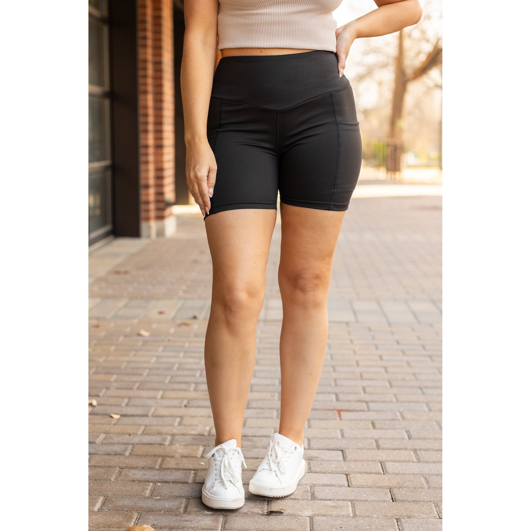 Julia Rose The Callie tummy control 5-inch biker shorts high-waisted women’s shorts