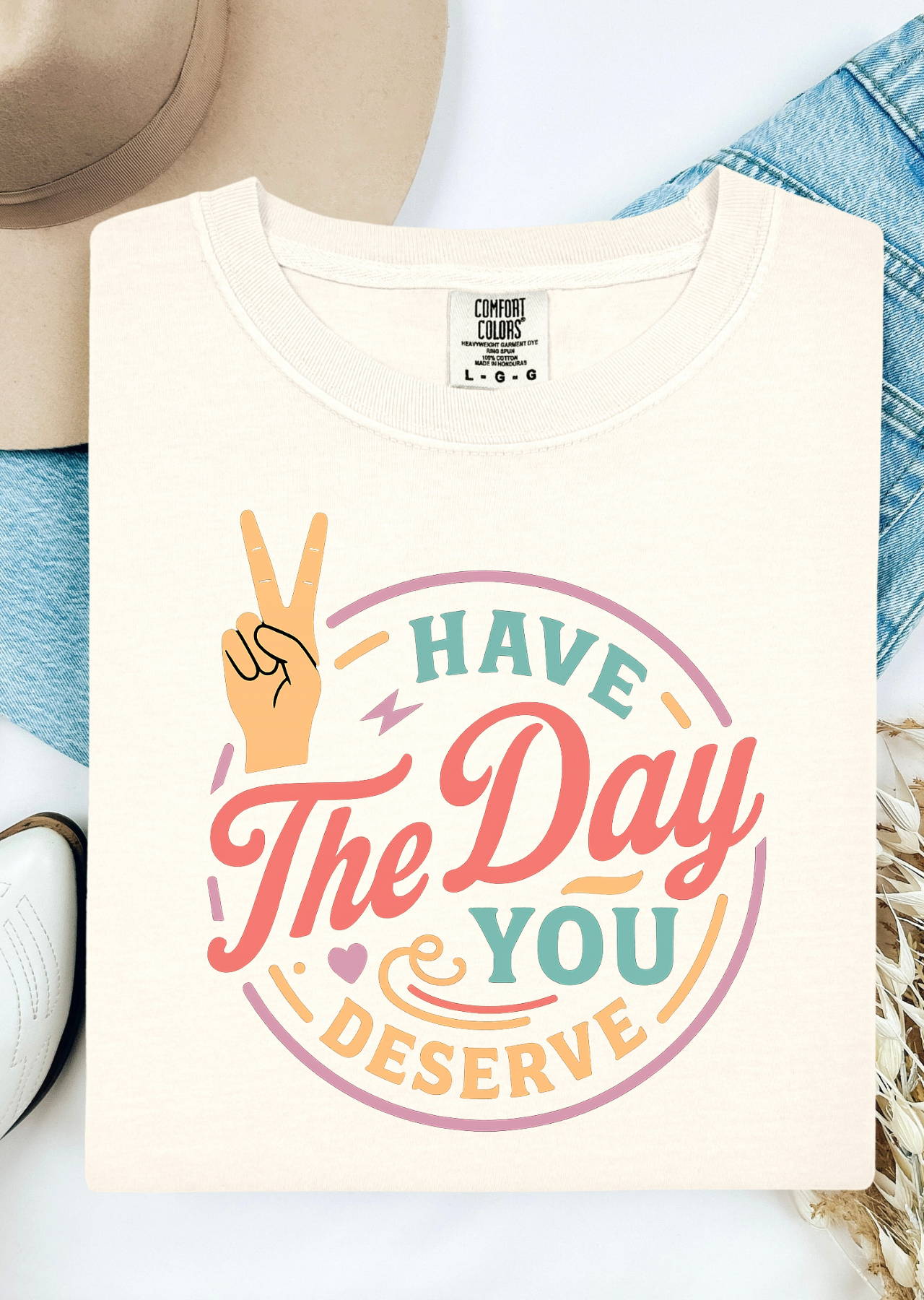 Peaceful Vibes Comfort Colors T-Shirt