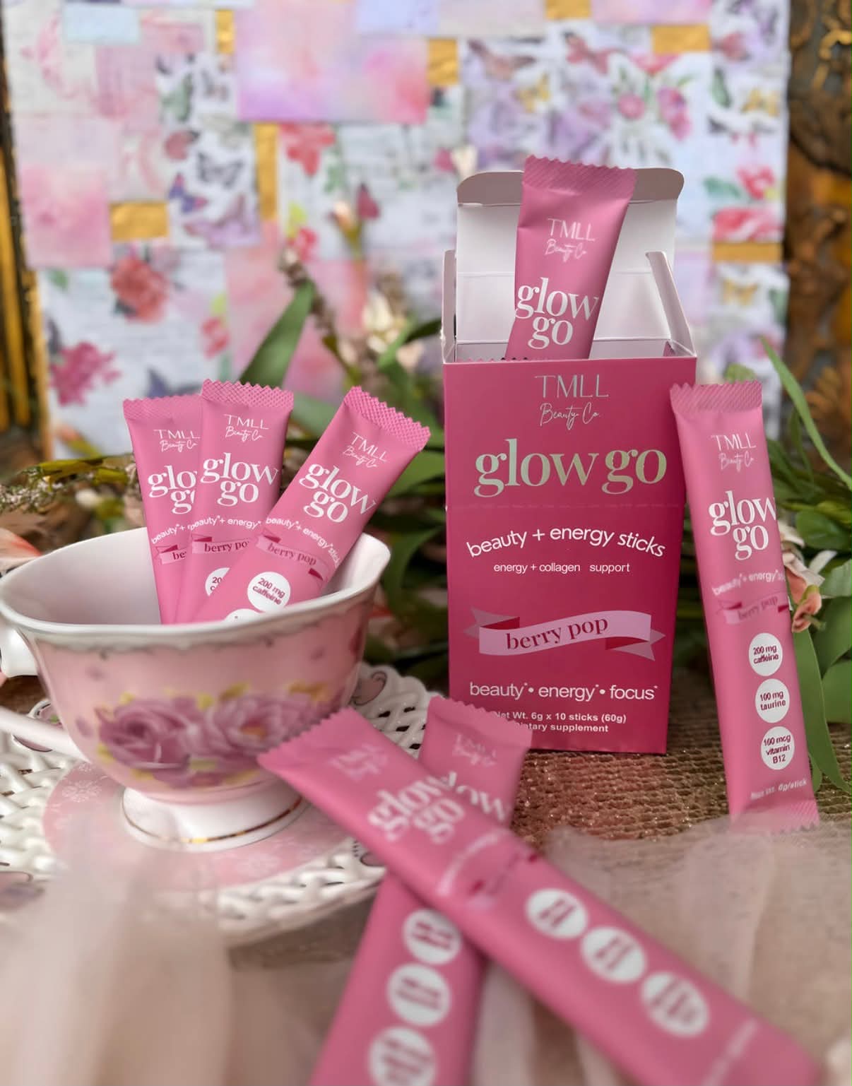 Glow Go Wellness Drinks - Berry Pop