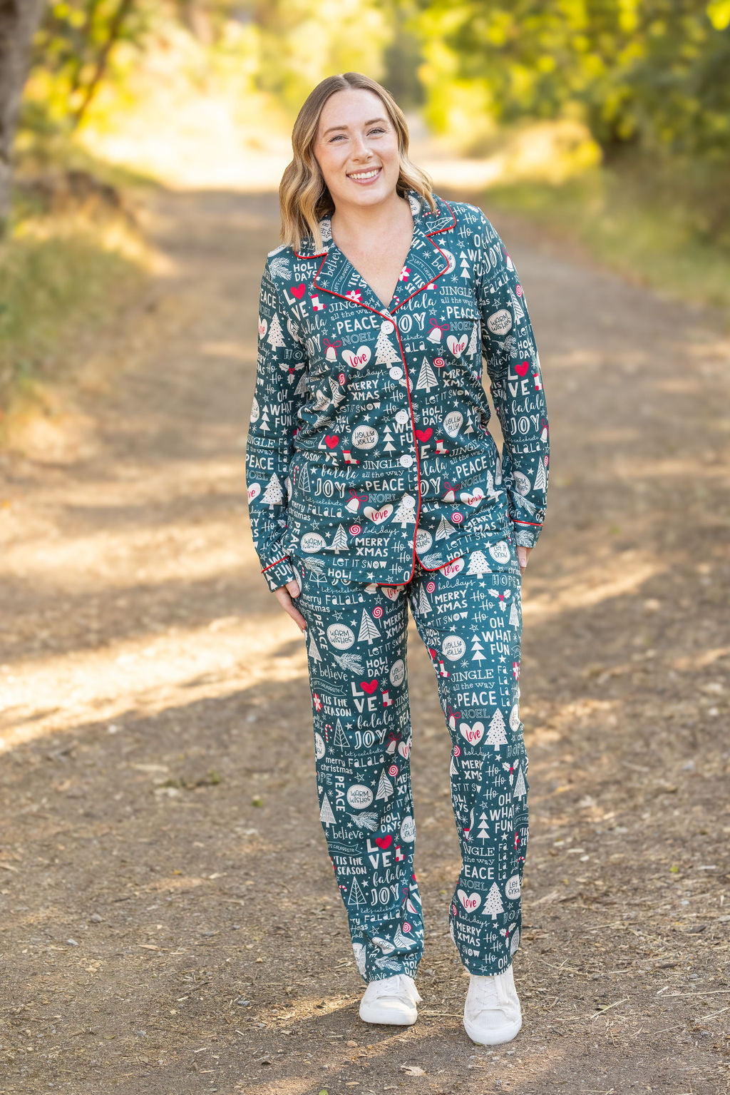 Evergreen Christmas Pajama Set