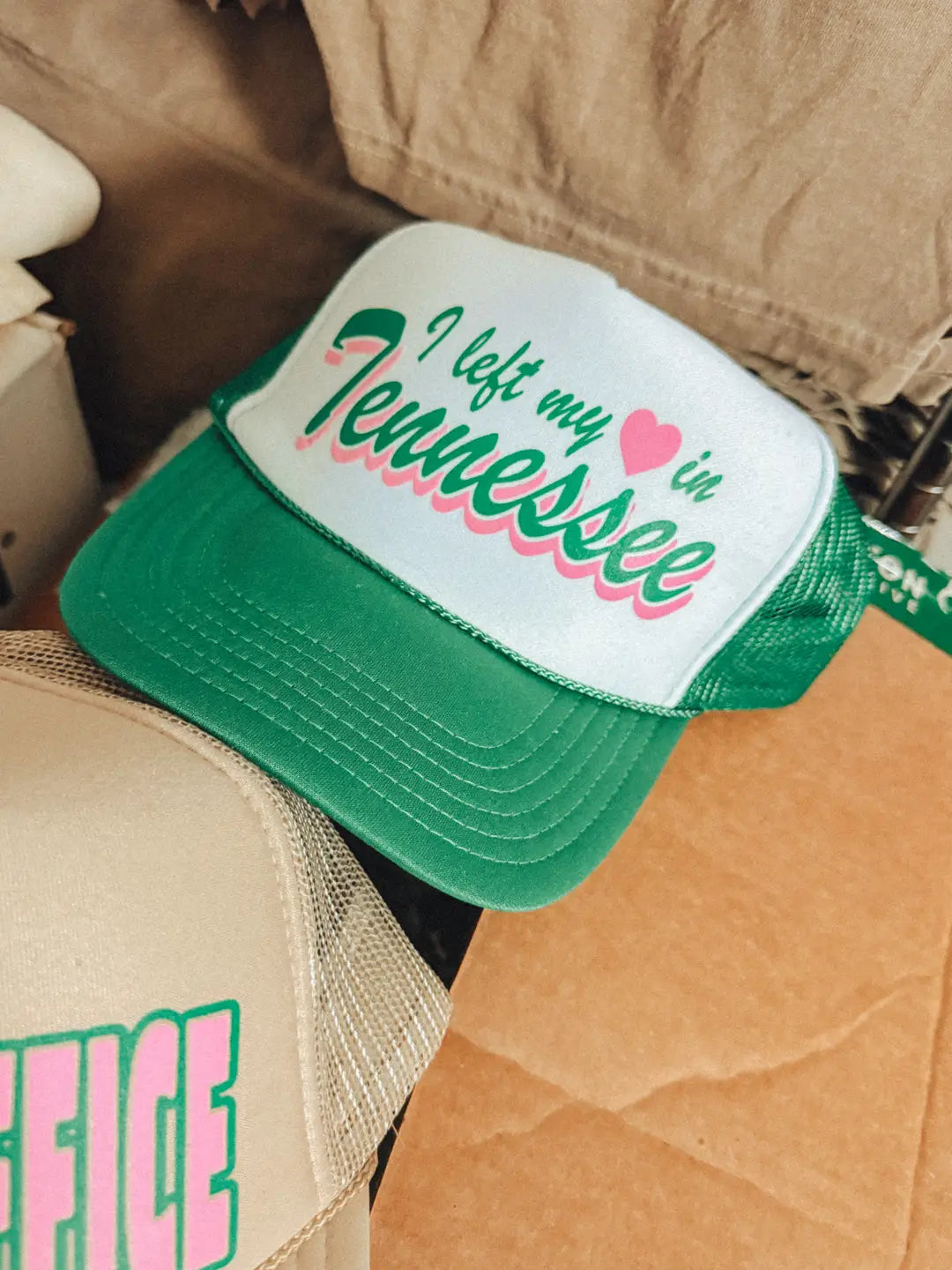 I Left my Heart in Tennessee, Western Trucker Hat