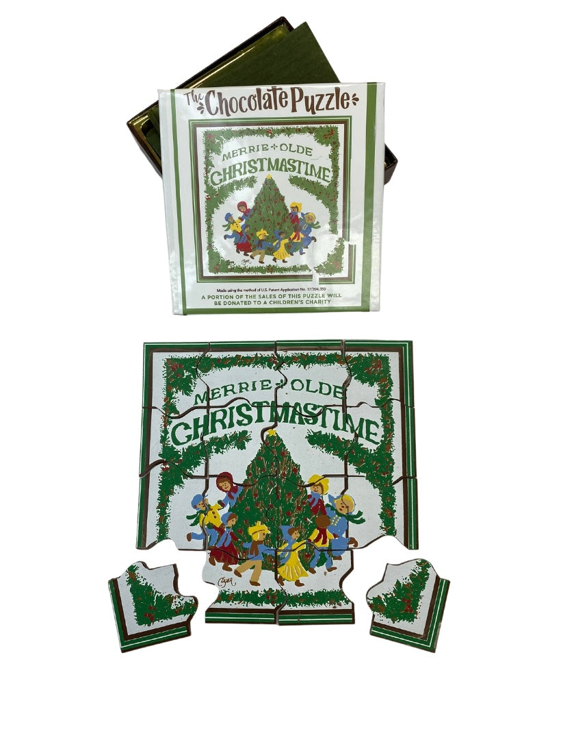 Merry Christmas Chocolate Puzzle - Patent Pending