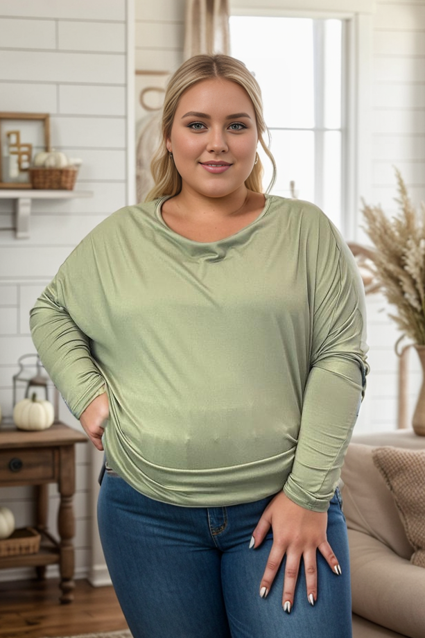 Love For Evermore Long Sleeve in Sage