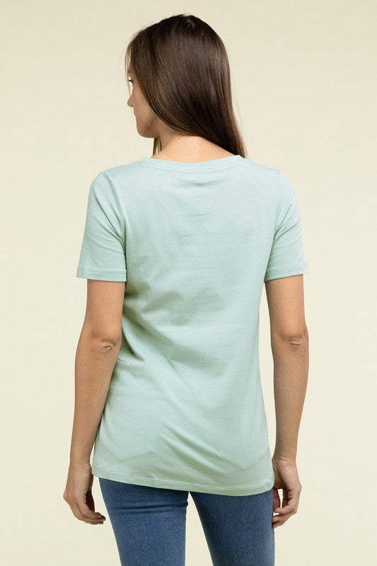 V-NECK SHORT SLEEVE T-SHIRT