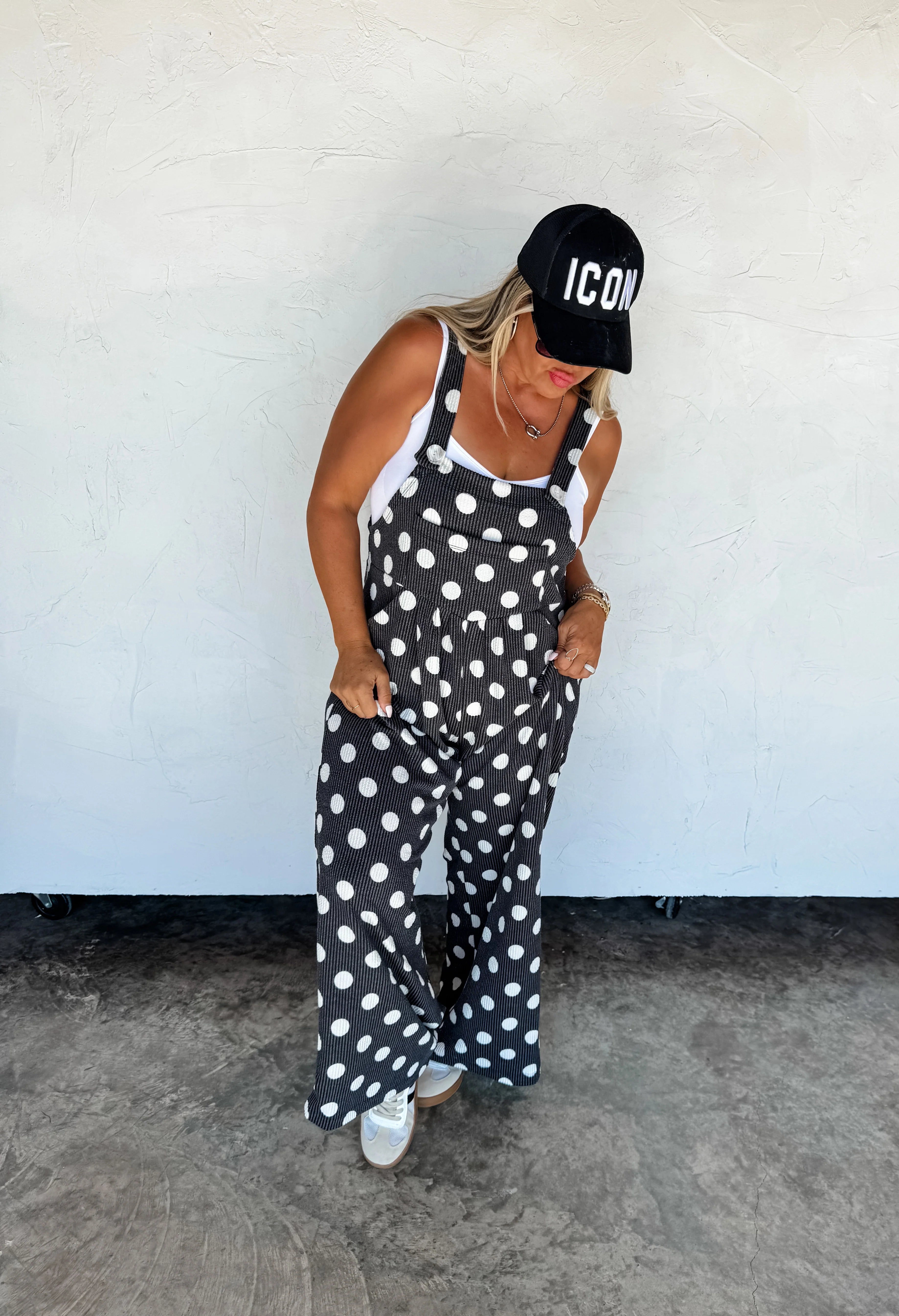 PRE-ORDER: POLKA DOT KARLI BOHO OVERALLS