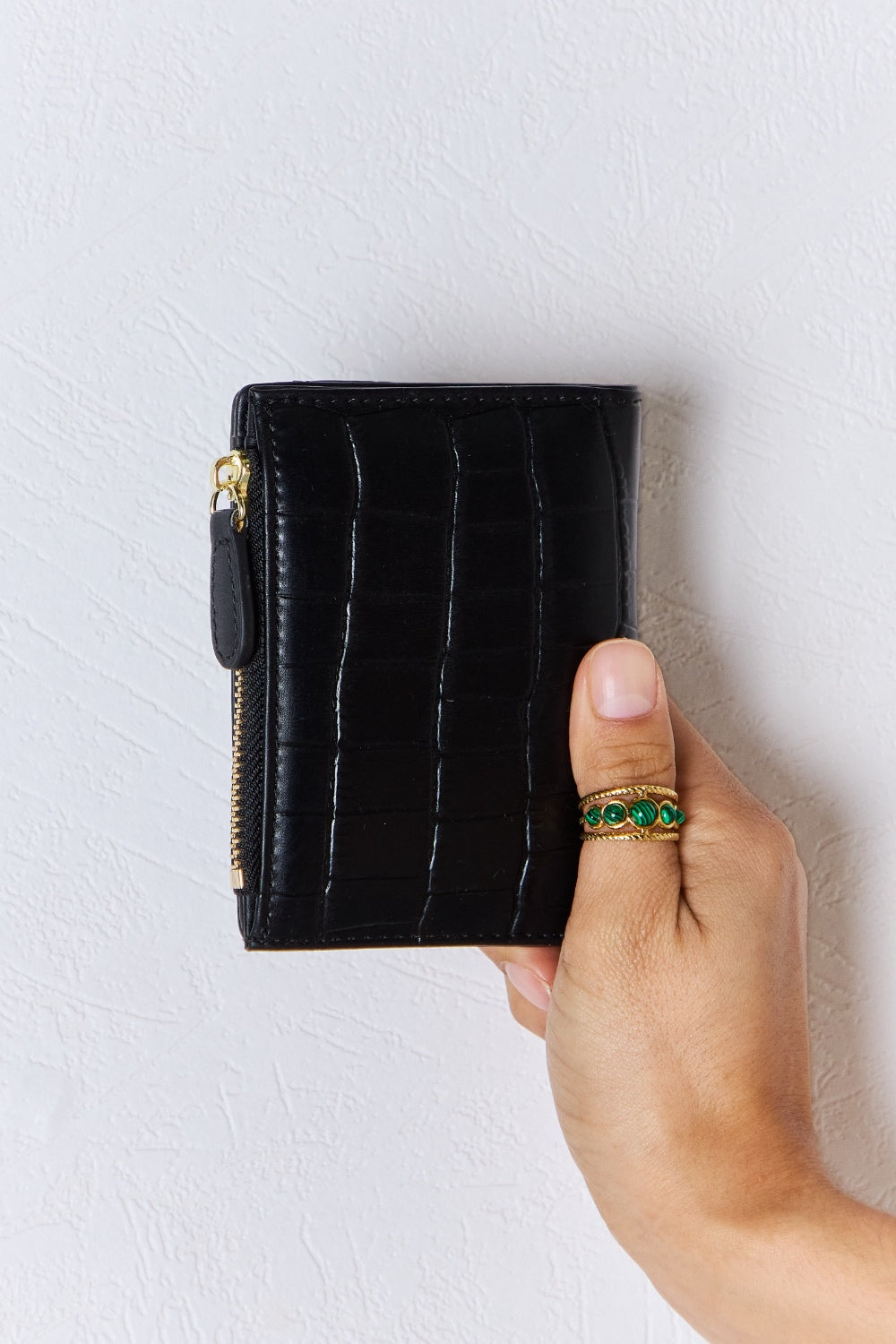 Texture PU Leather Mini Wallet