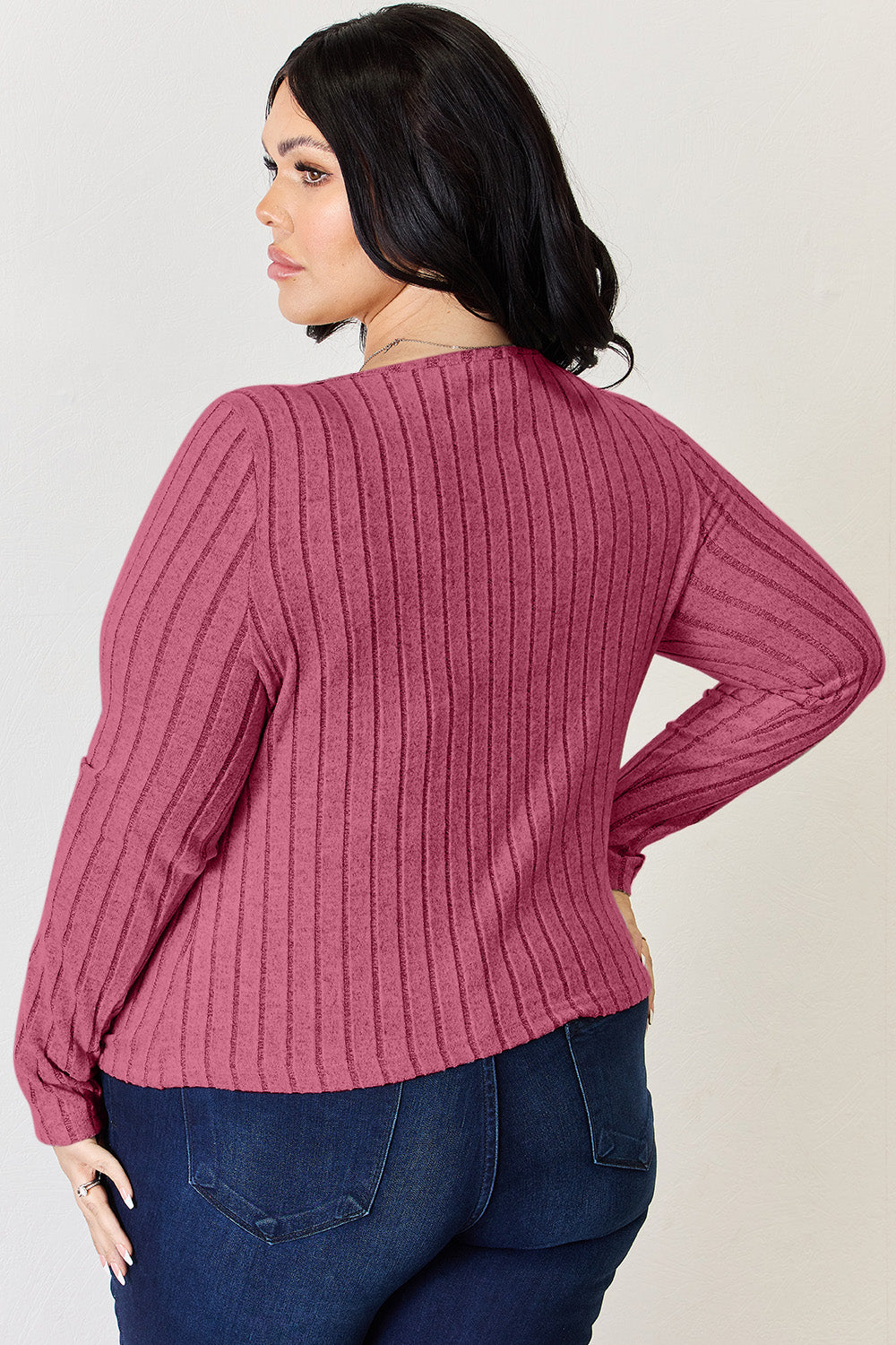 Ribbed Long Sleeve Top