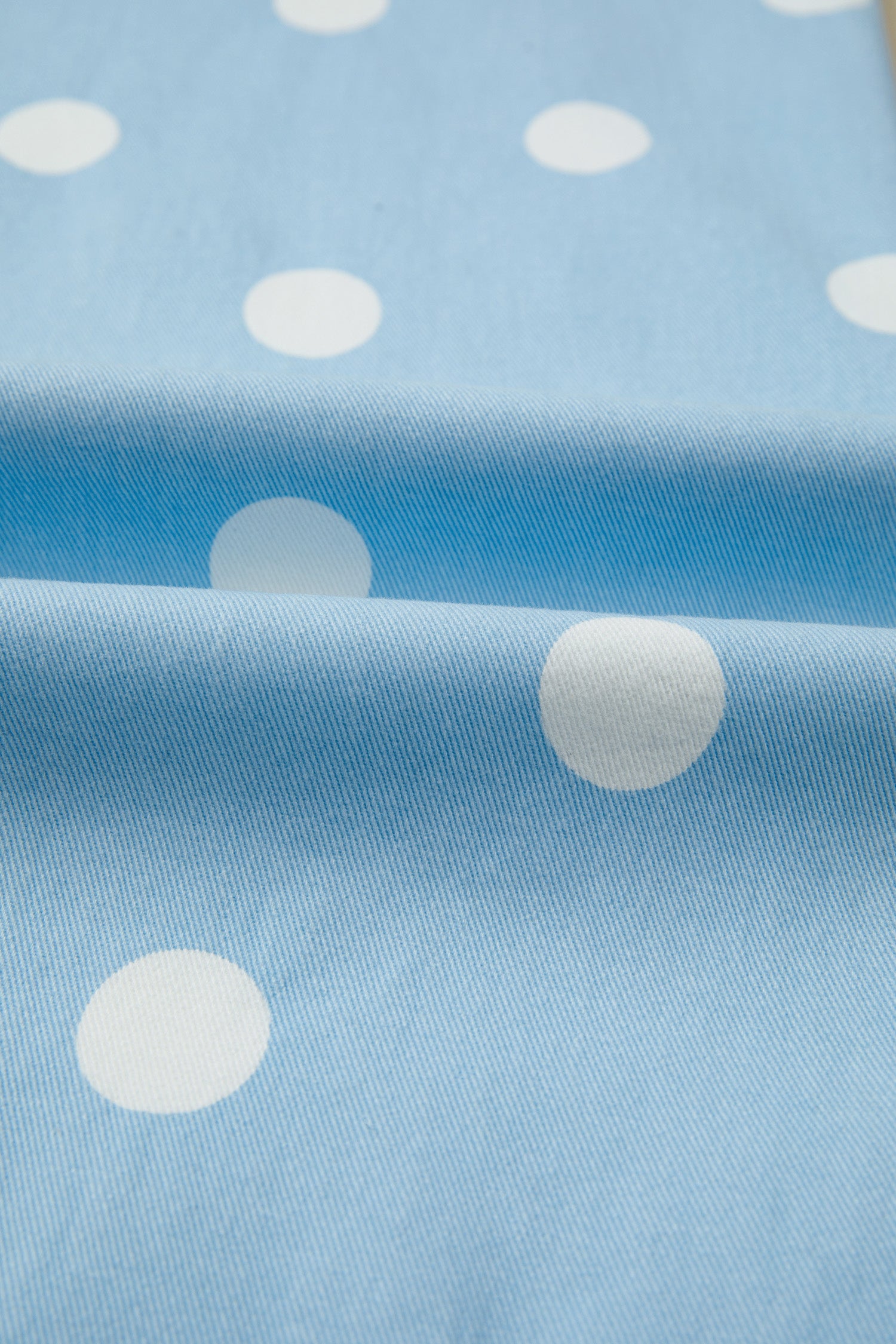PRE-ORDER: Polka Dot Print Raw Hem Shift Jeans
