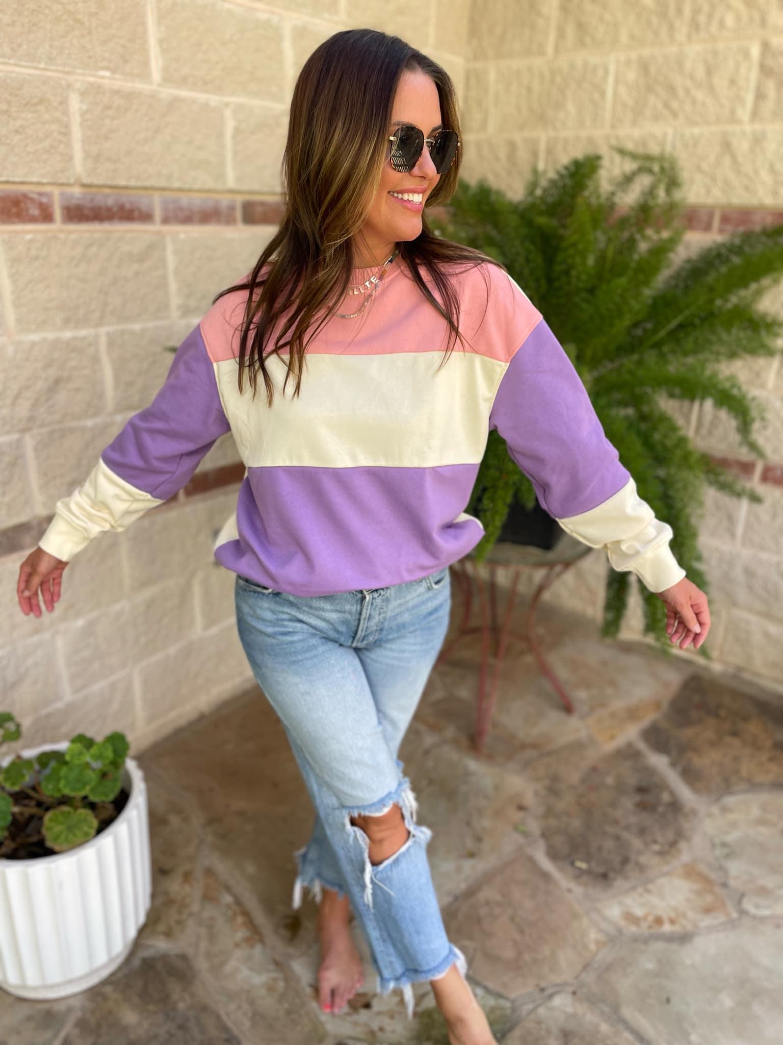 PRE-ORDER: Finnley Colorblock Pullover