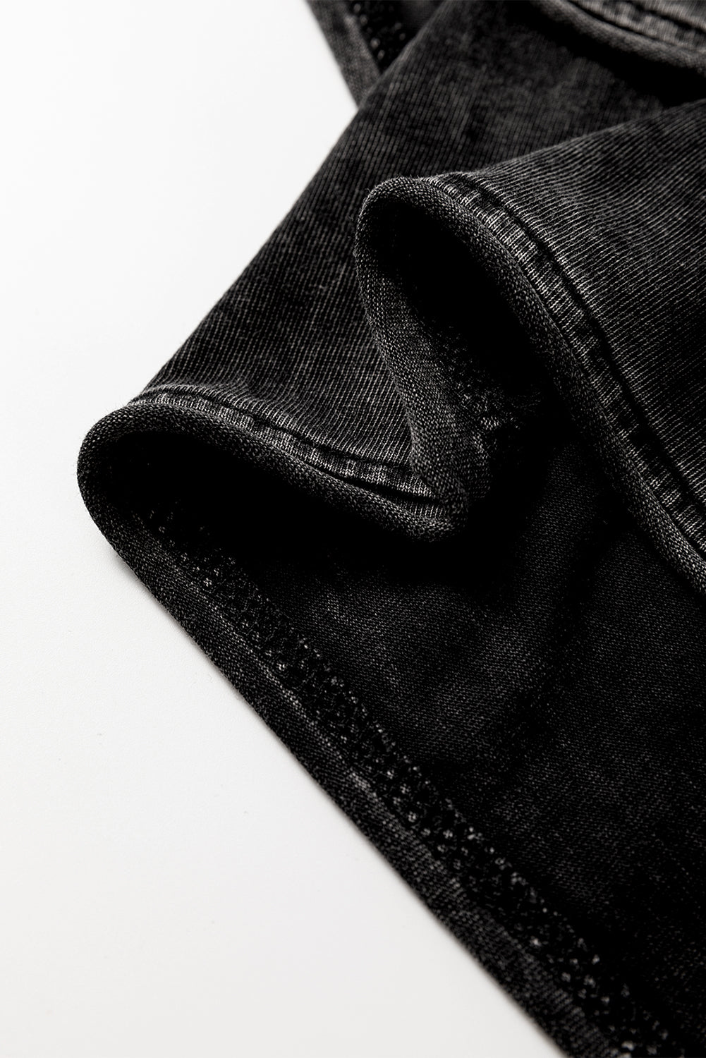 PRE-ORDER: Mineral Wash French Terry High Waist Casual Shorts