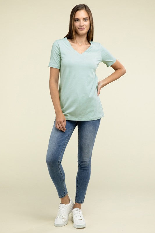 V-NECK SHORT SLEEVE T-SHIRT