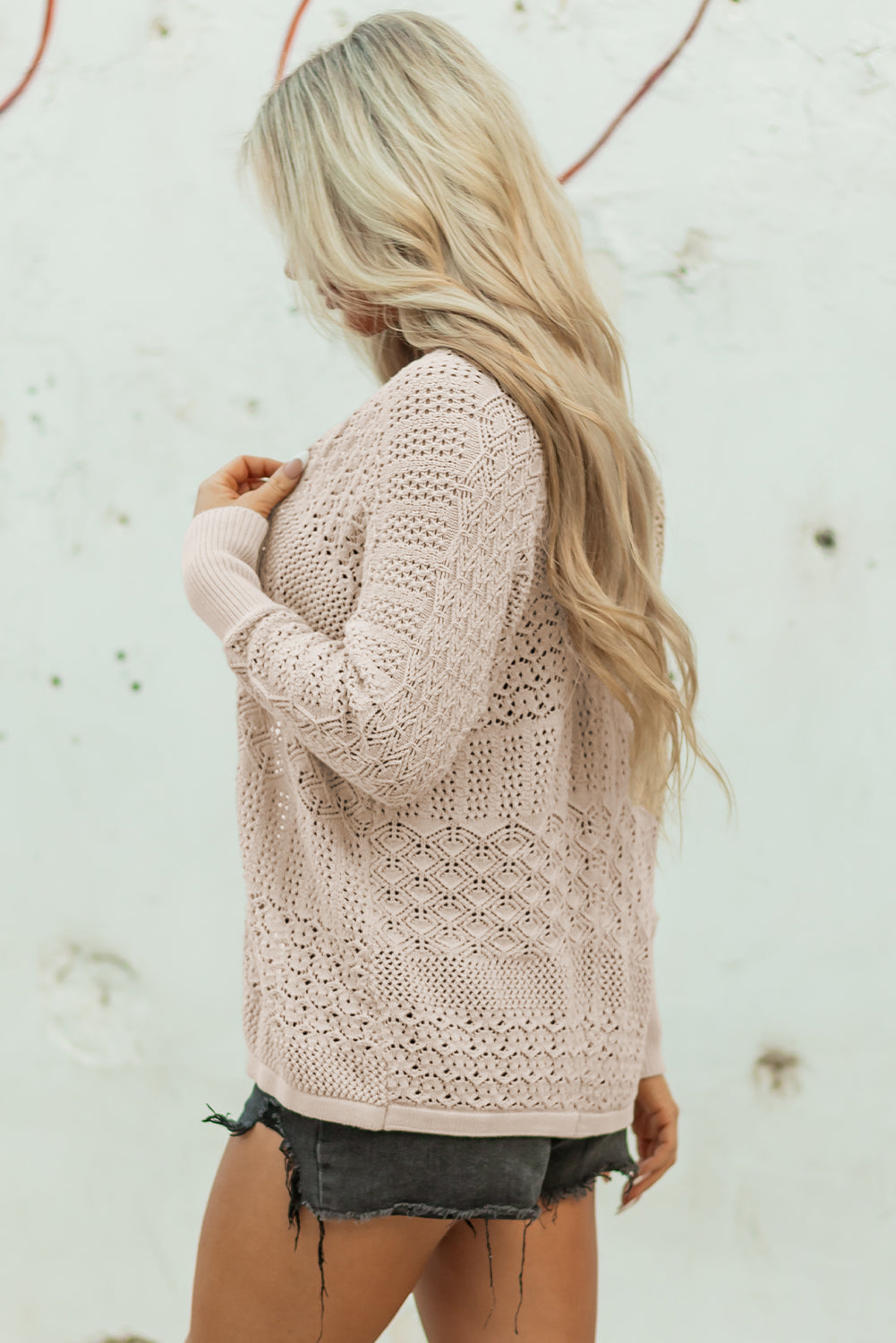 Knit Open Front Cardigan