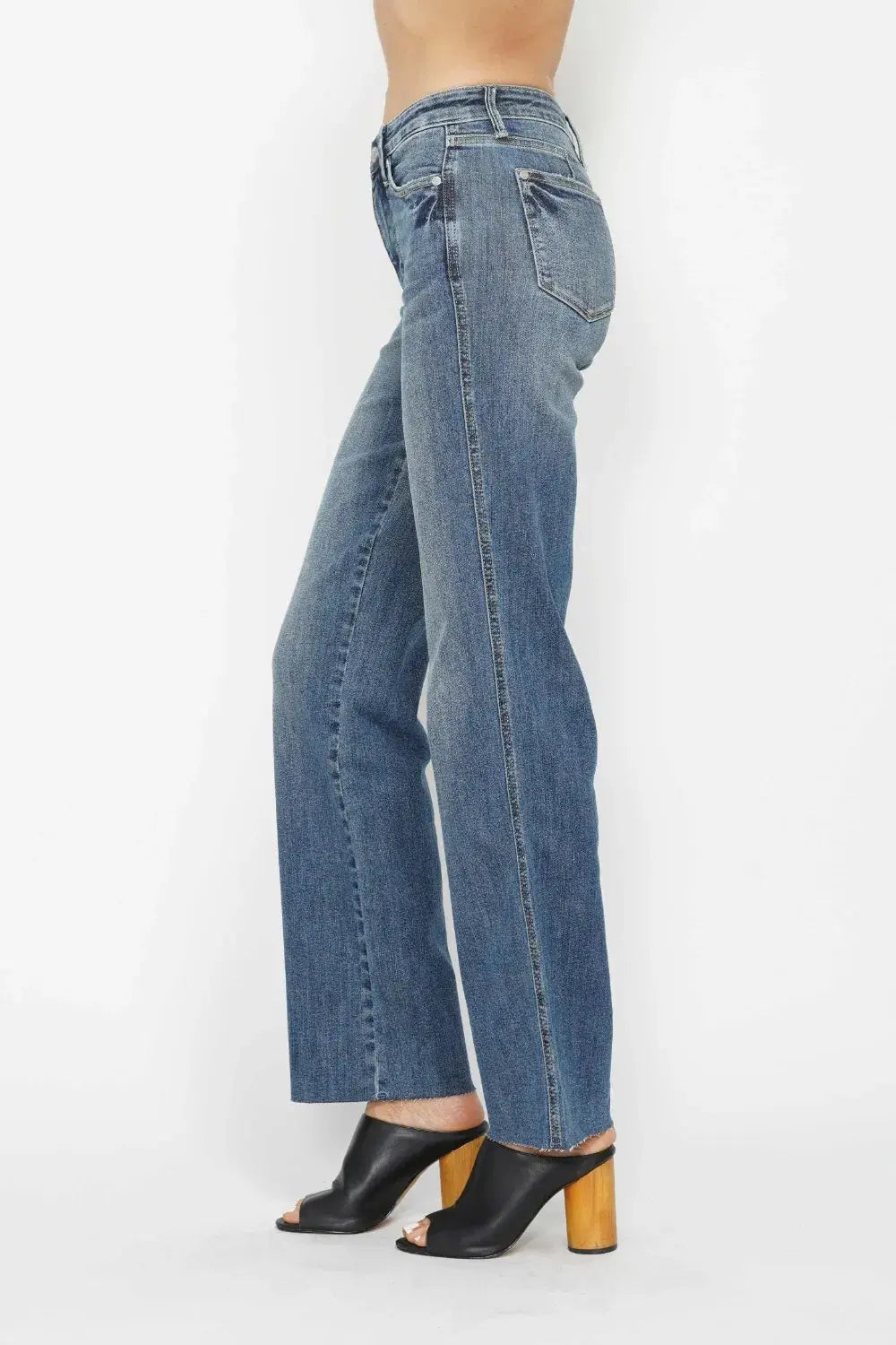 Tummy Control Straight Judy Blue Jeans