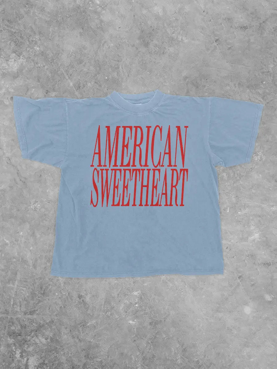 American Sweetheart Boxy Cotton TShirt