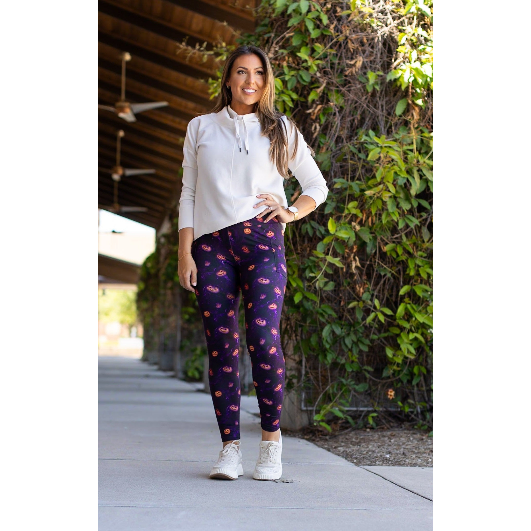 The Elly - Pumpkin Blaze Leggings