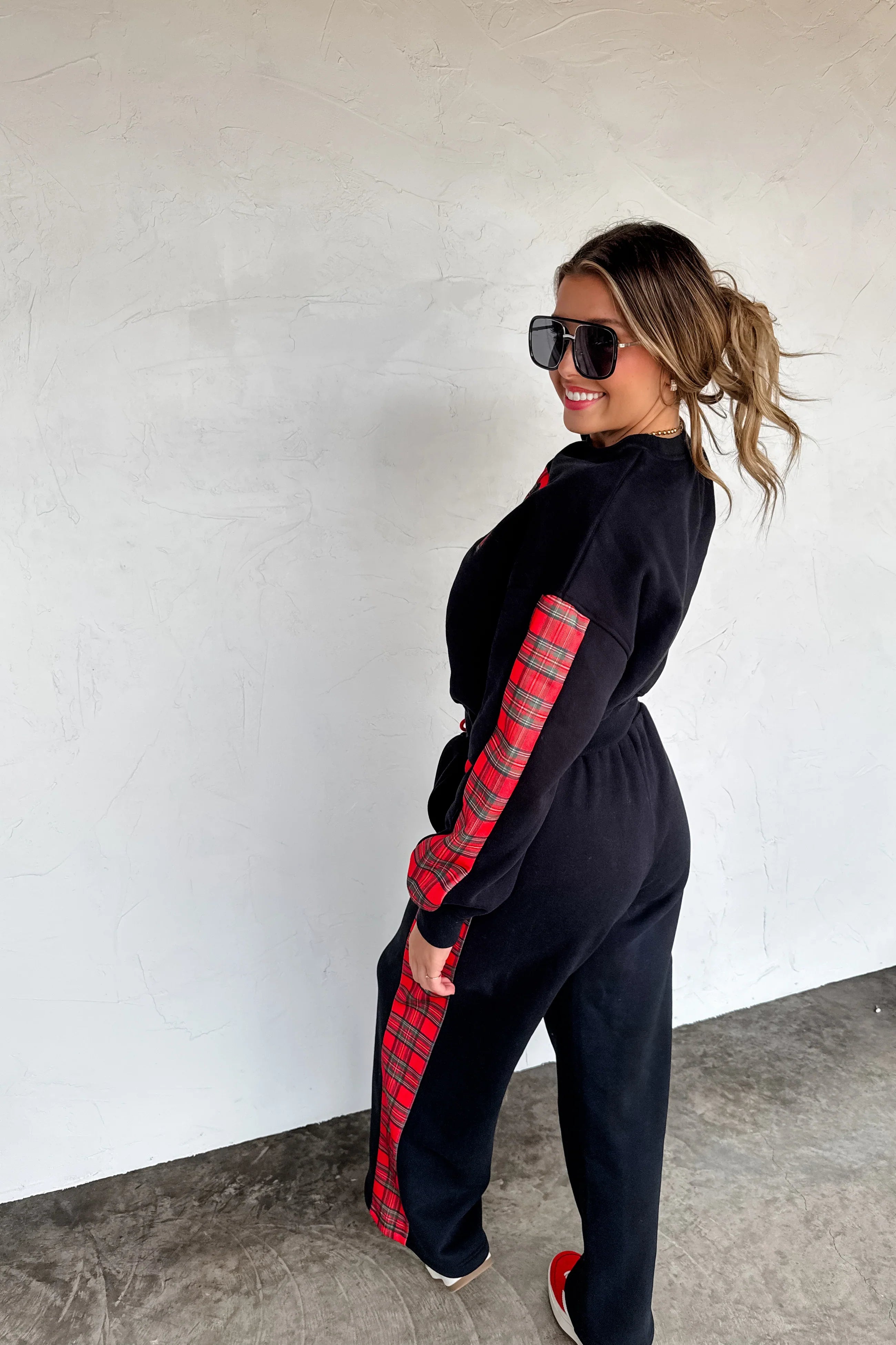 PRE-ORDER: Merry Plaid Pant Set