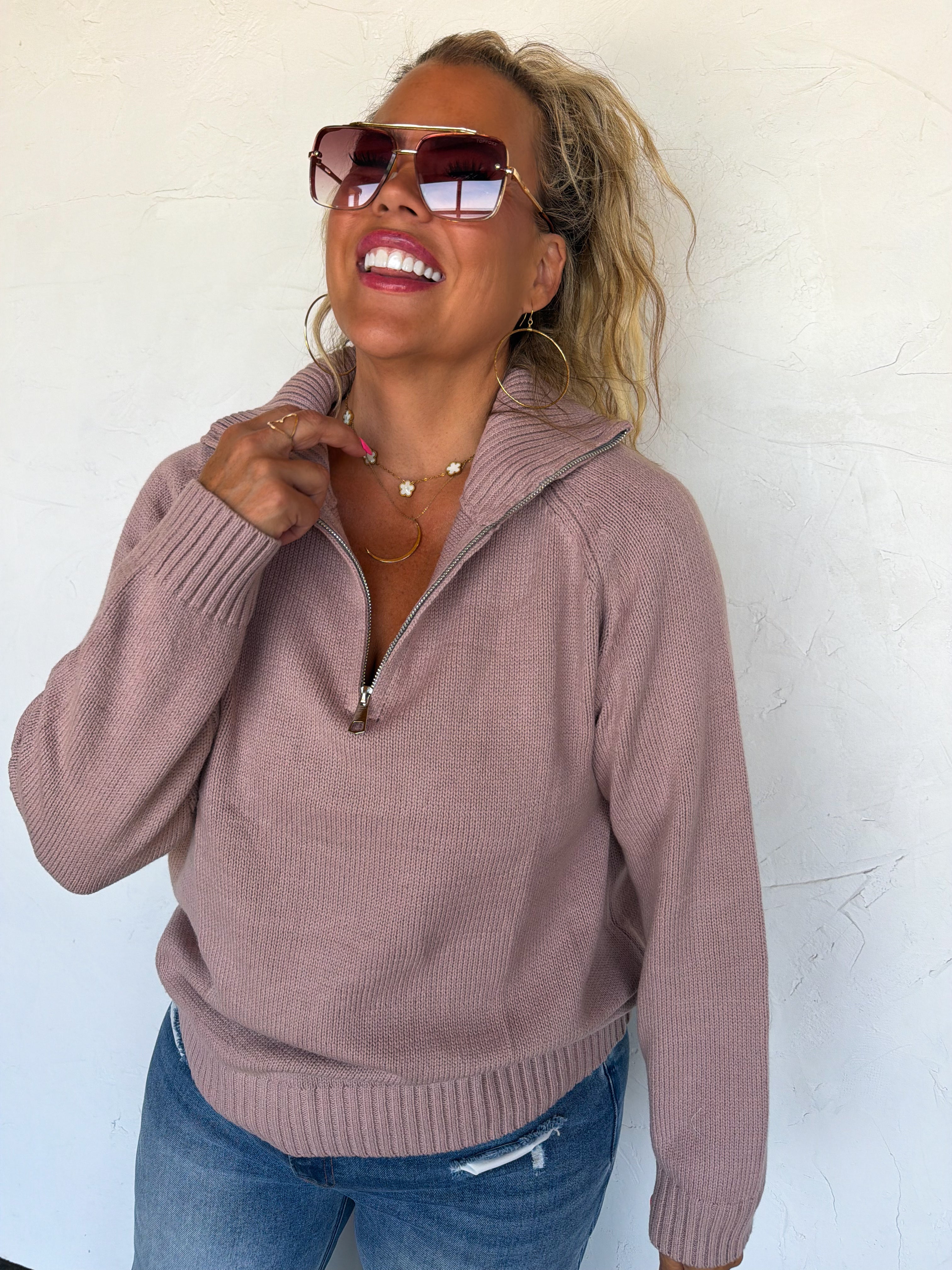 PRE-ORDER: FIELD & STABLE QUARTER ZIP PULLOVER