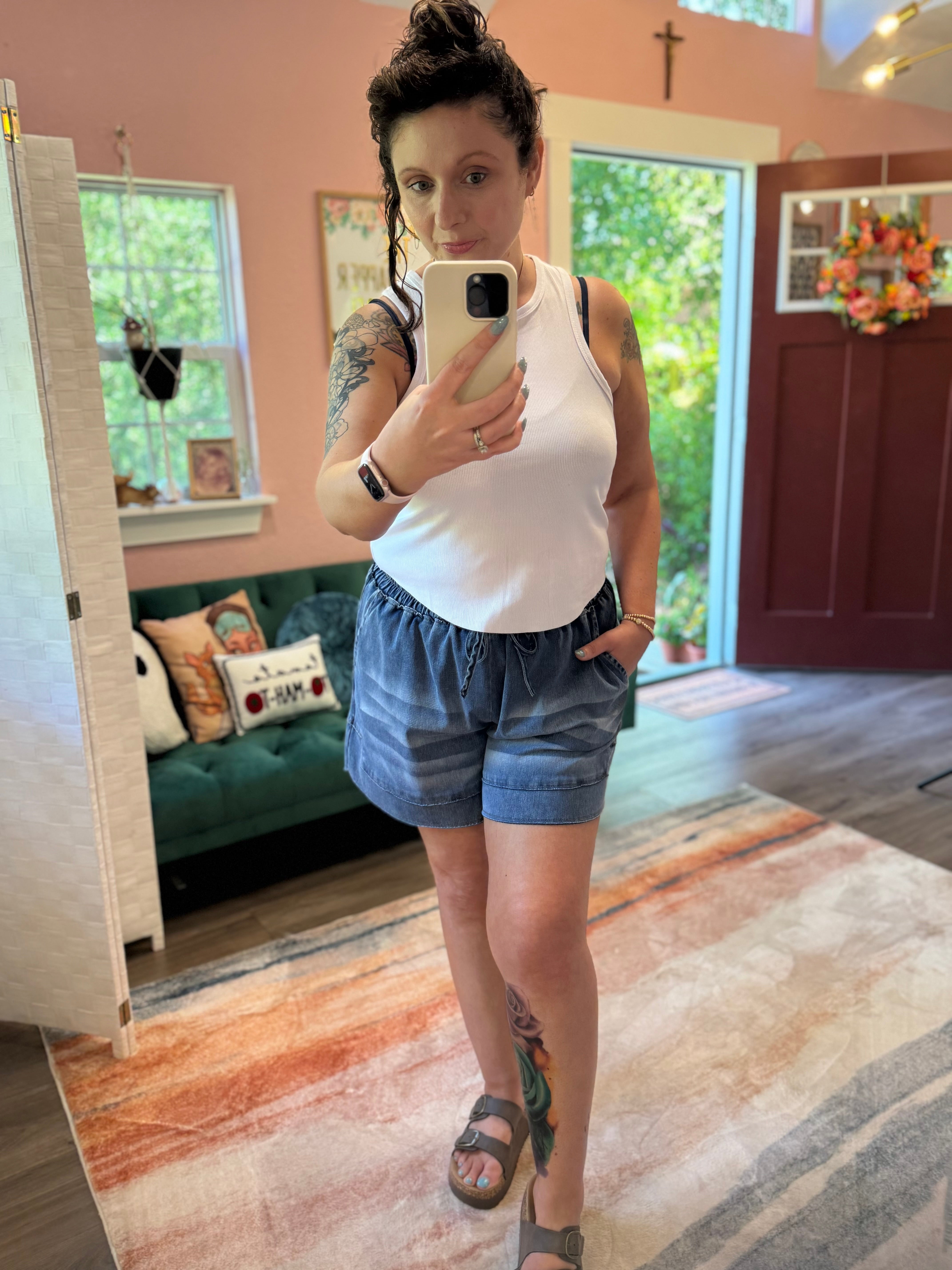 Drift Away Denim Shorts