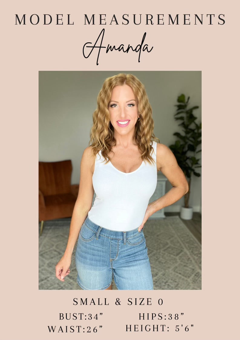 Bentli High Rise Side Tie Denim Skort
