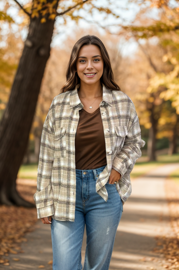 Autumn Hayride Flannel