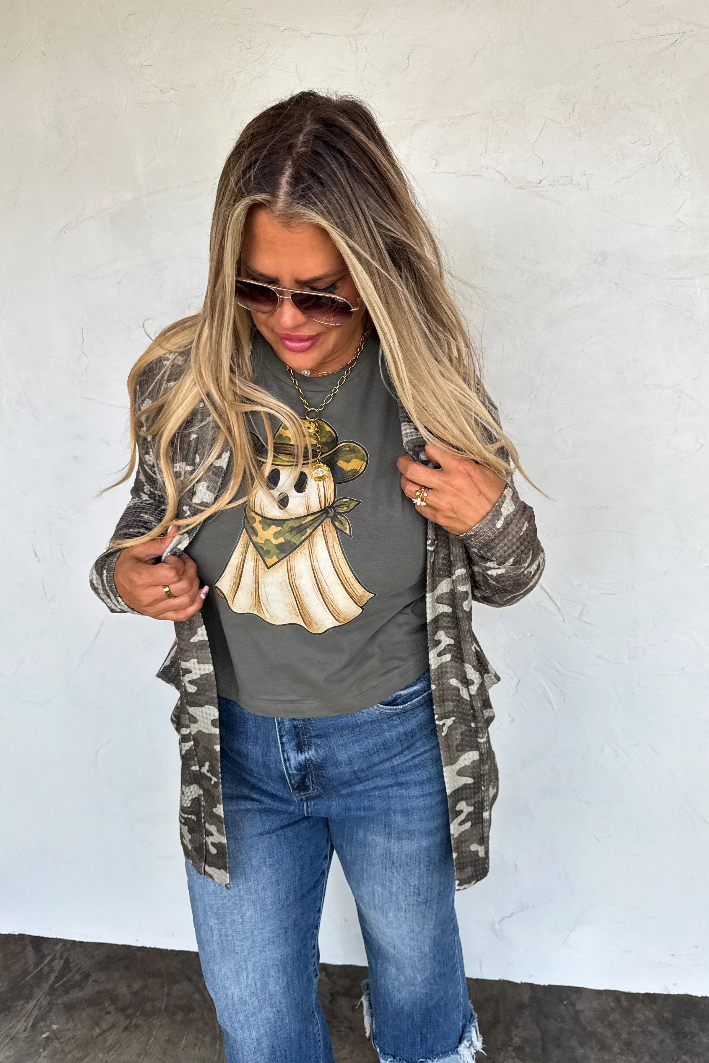 PRE-ORDER: Camo Ghost Graphic Tee