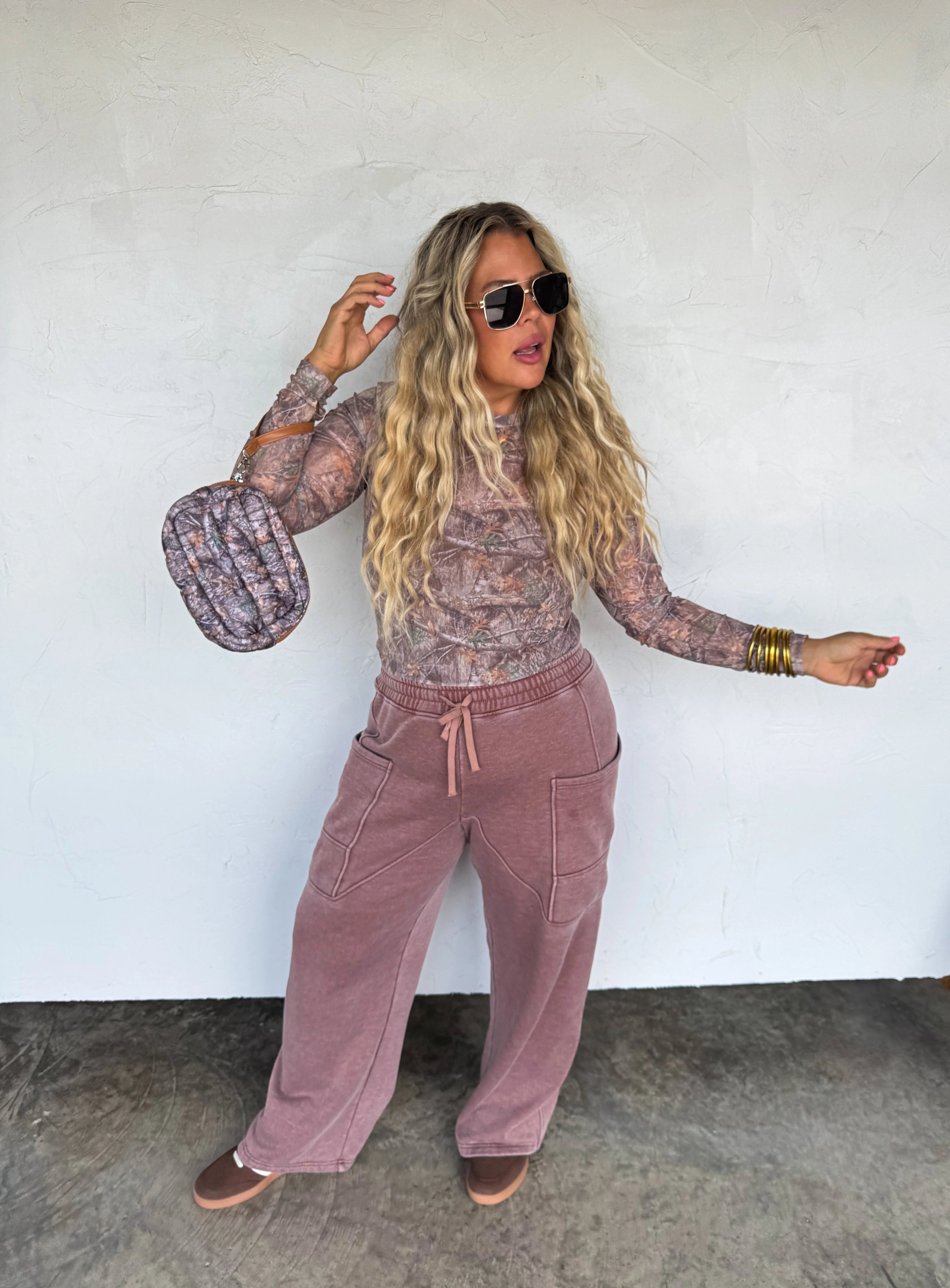 PRE-ORDER: CAMO MESH TOP