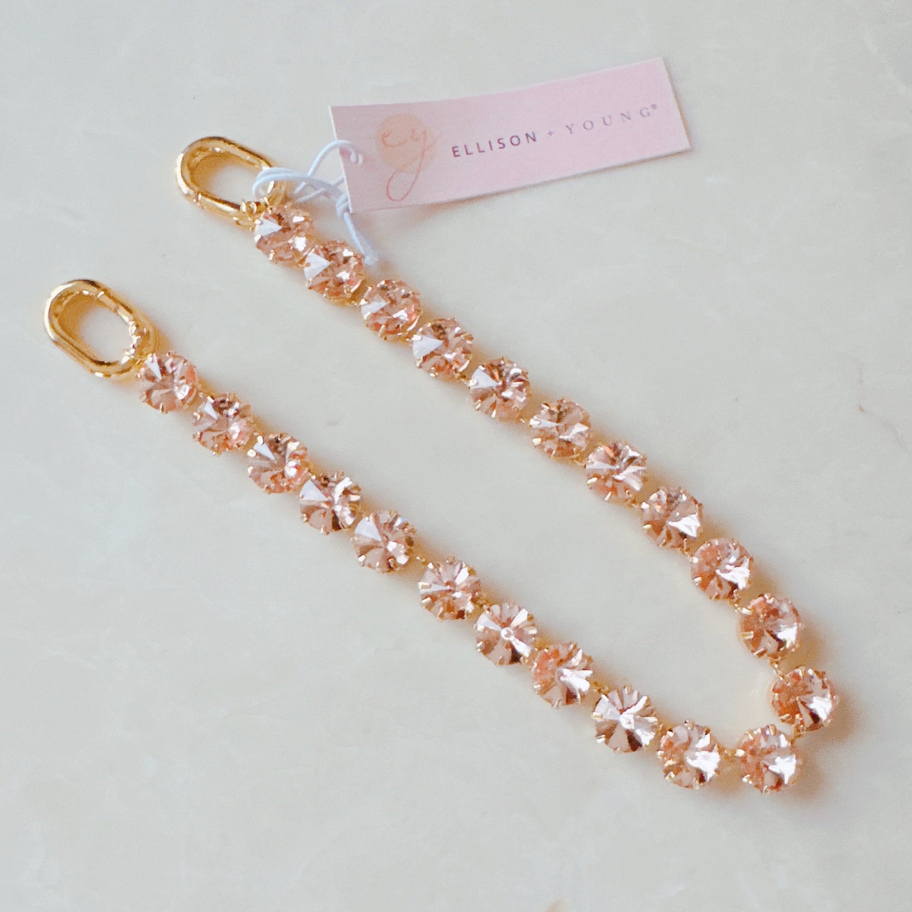 Bold Jewel Chain Bag Charm