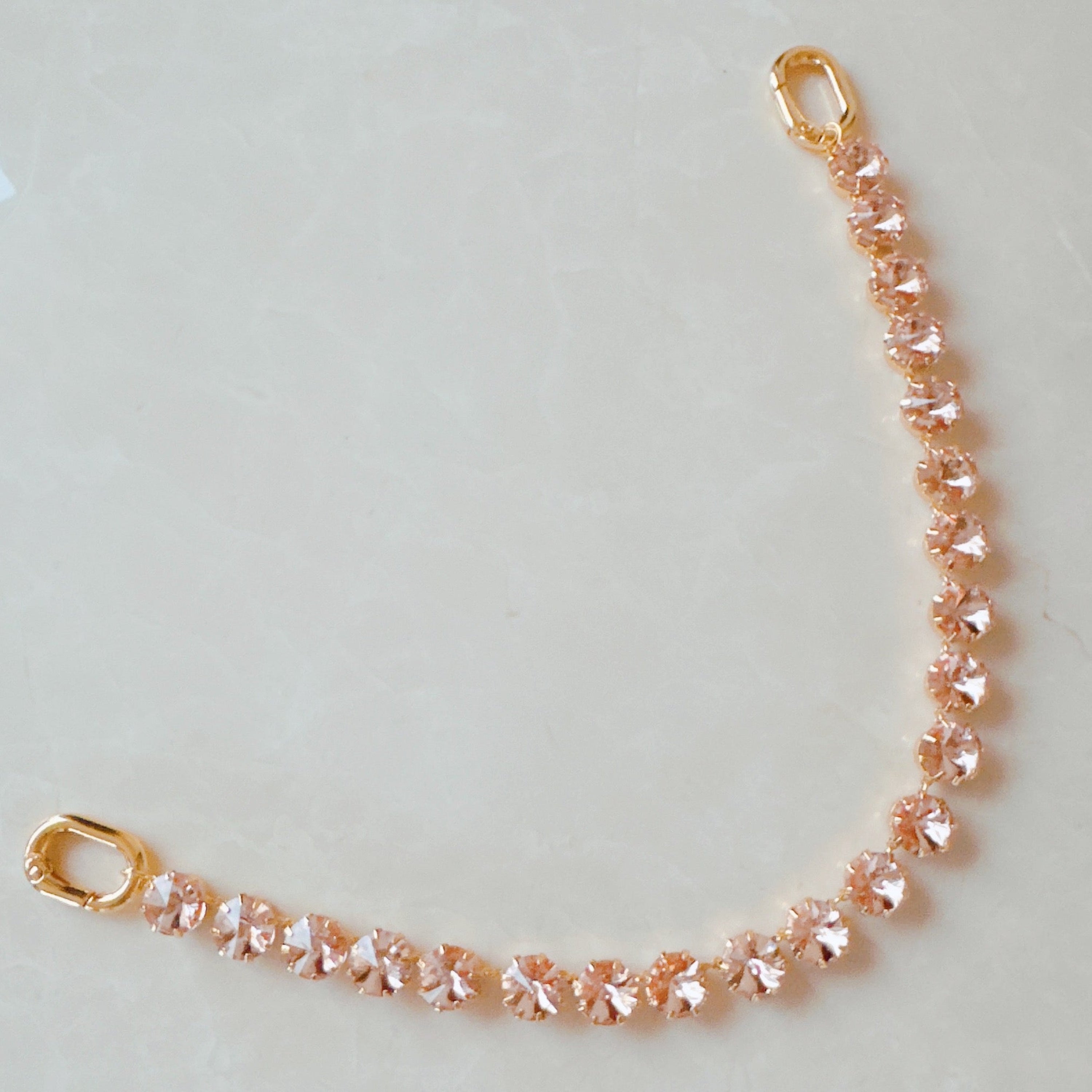 Bold Jewel Chain Bag Charm