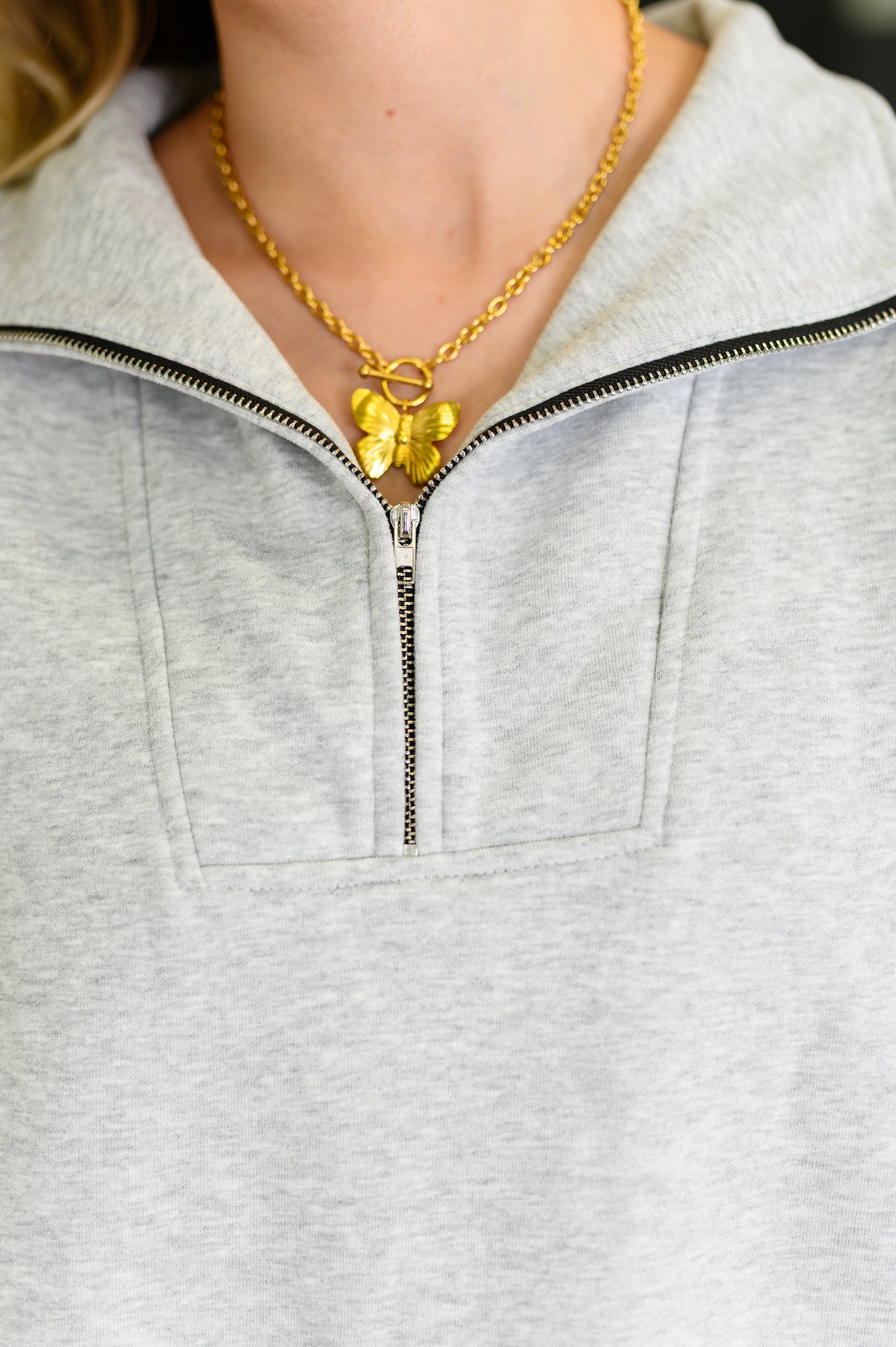 Bonbon Delight Half Zip Pullover