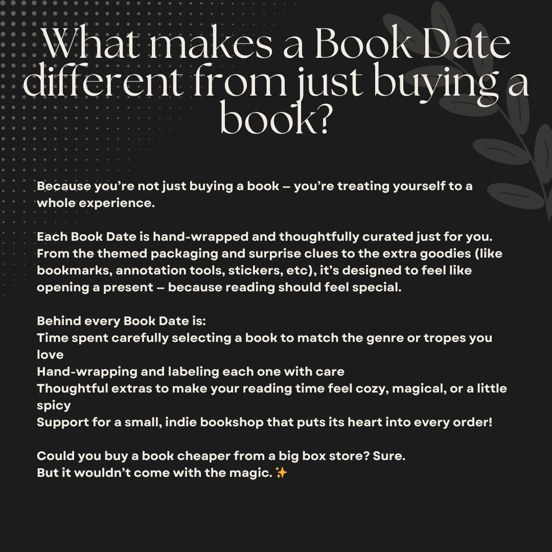 Gothic Themed Blind Date with a Book