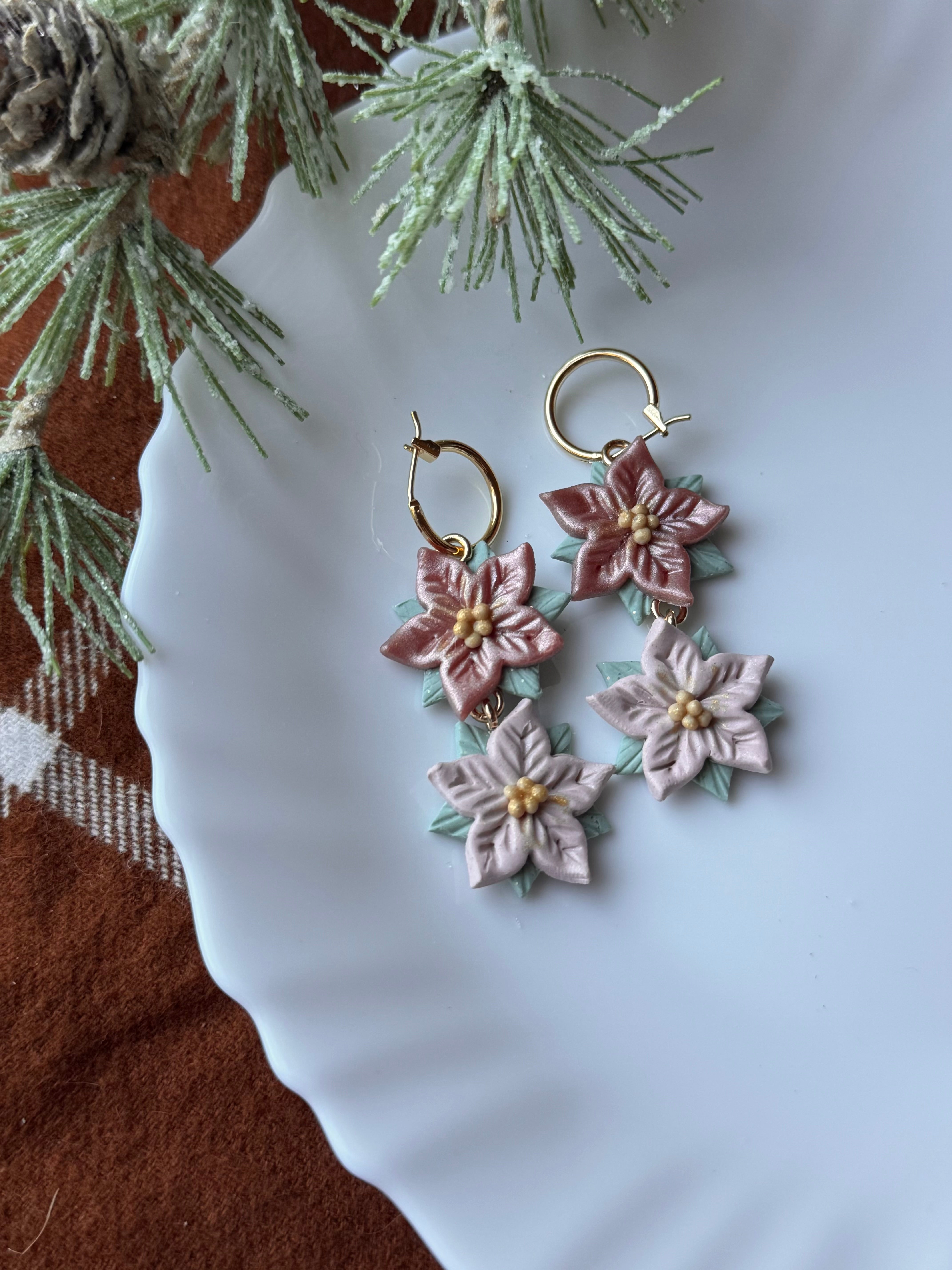 Sugarplum Poinsettias