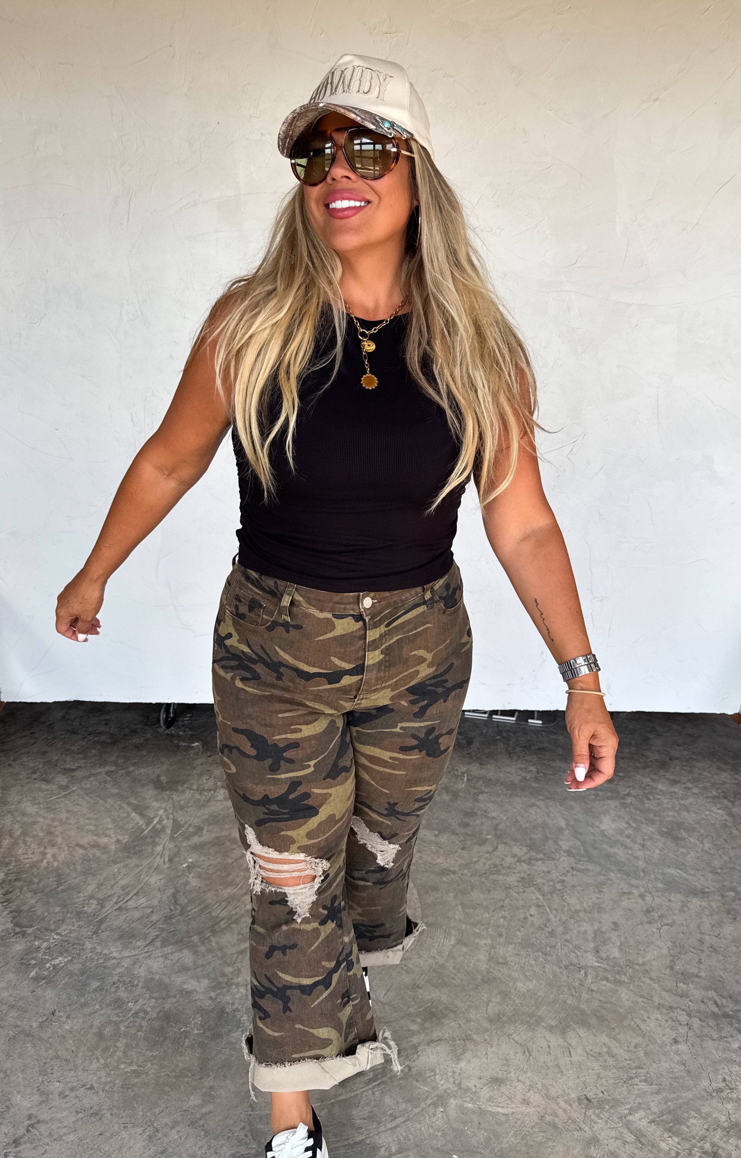 PRE-ORDER: URBAN CAMO DISTRESSED JEAN
