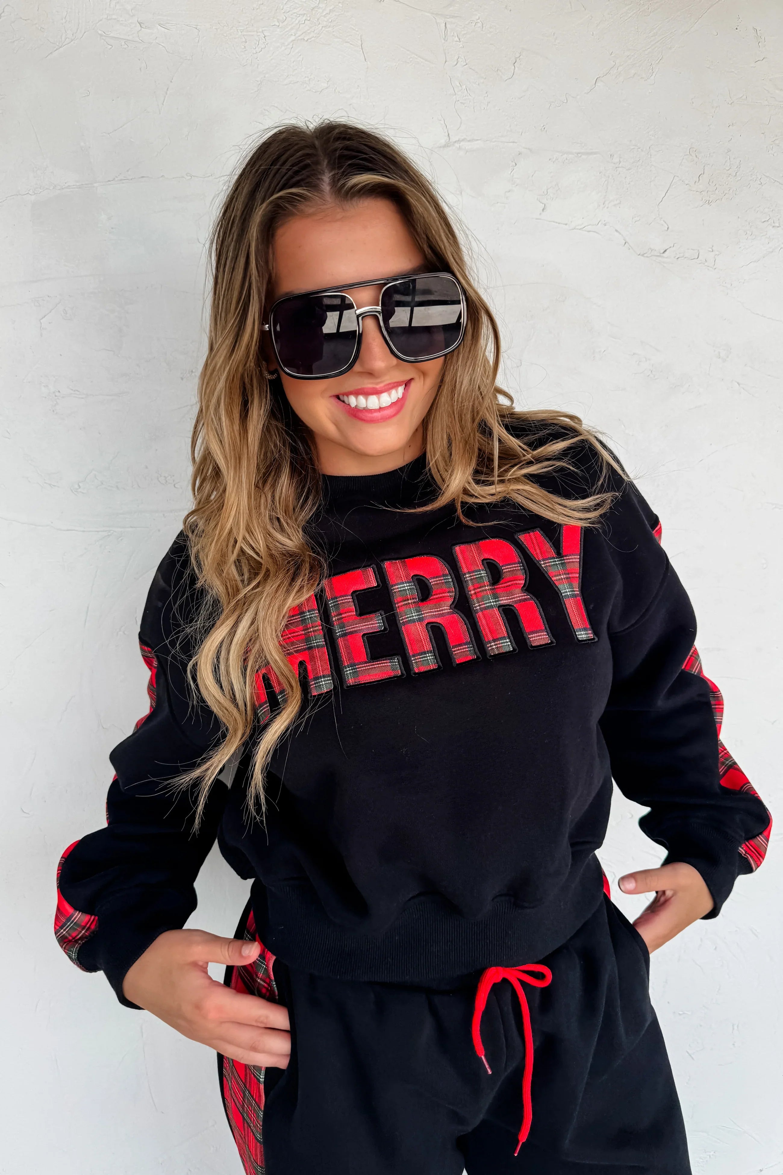 PRE-ORDER: Merry Plaid Pant Set