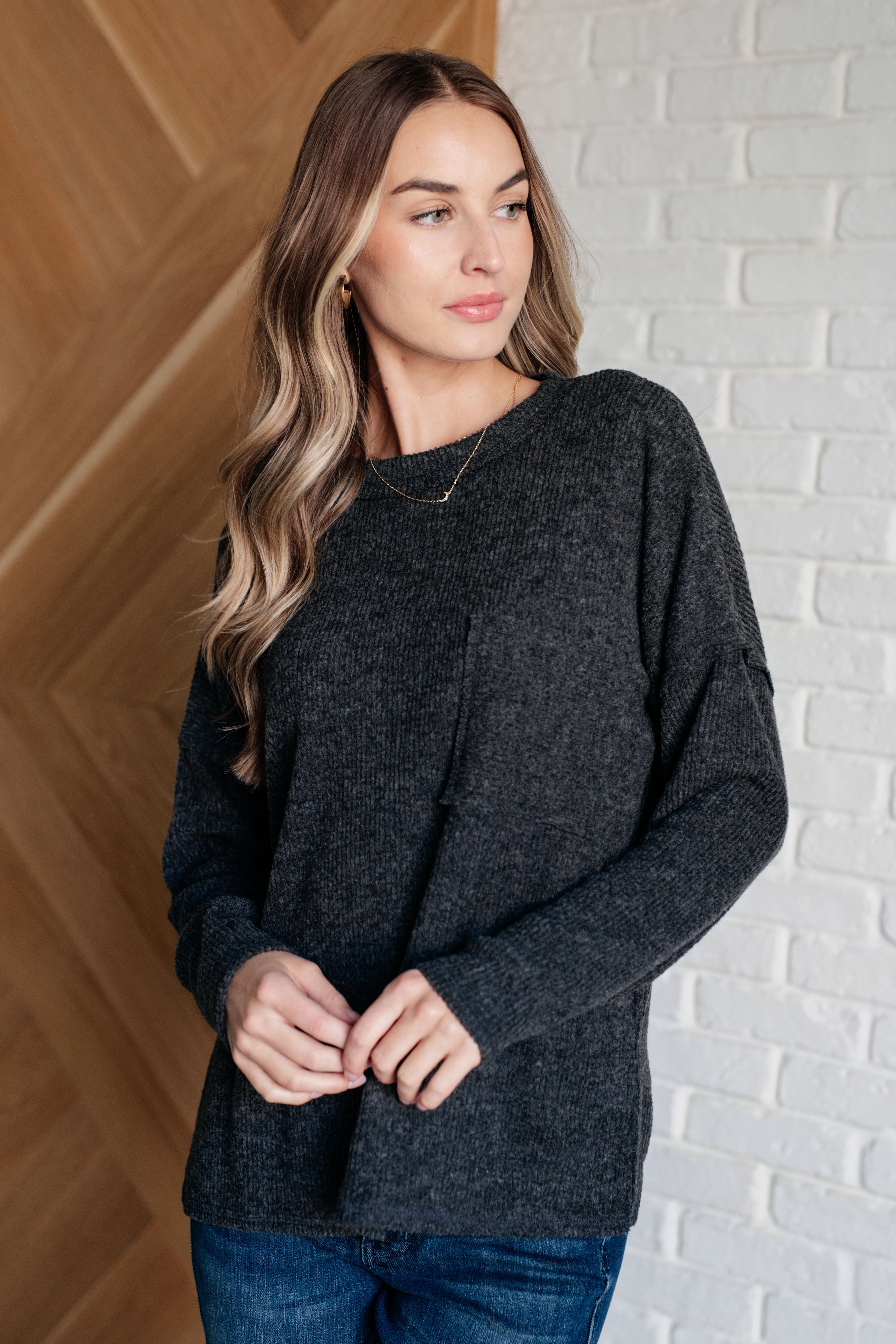 Casual Tuesday Ribbed Knit Sweater