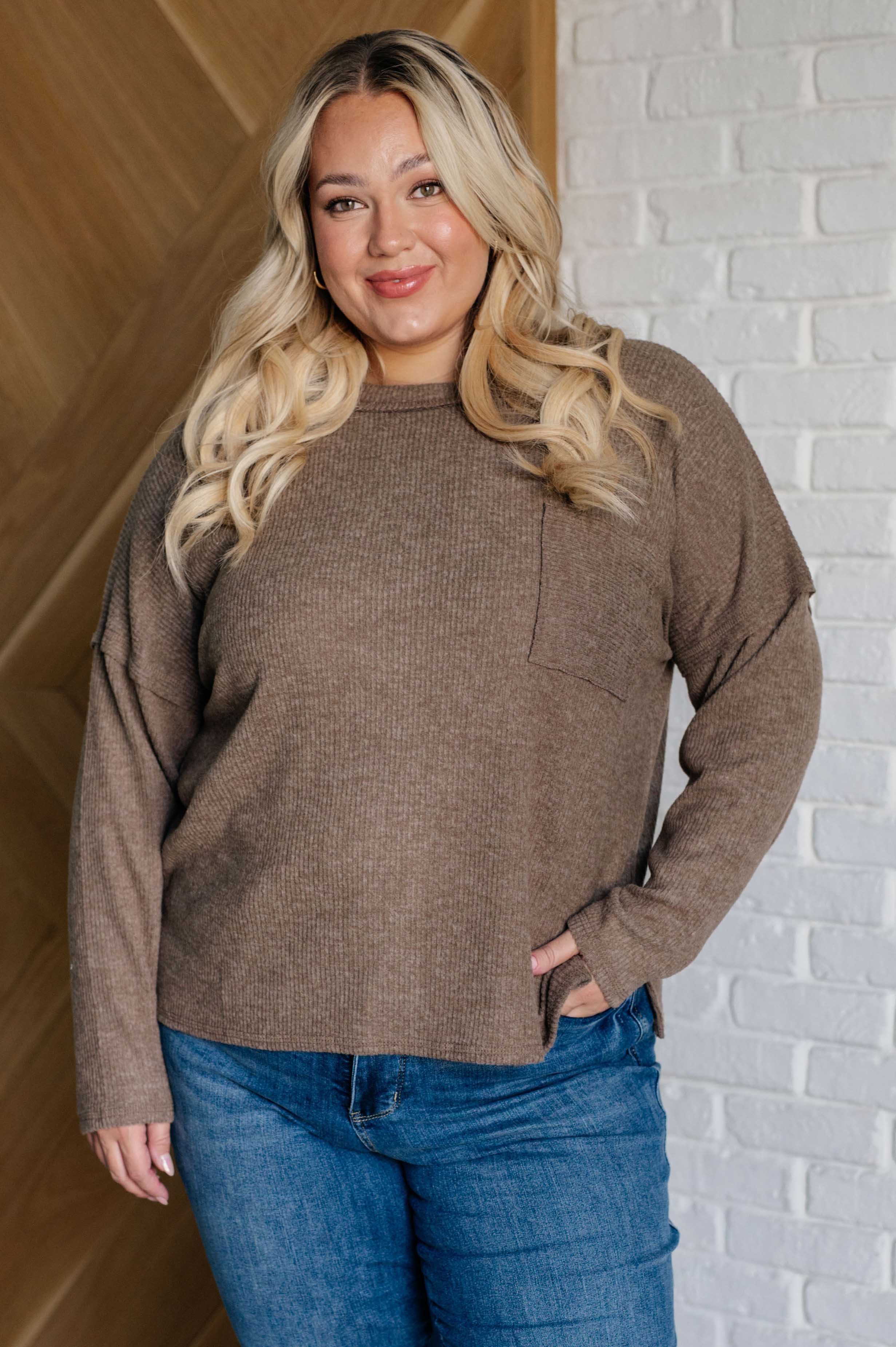 Casual Tuesday Ribbed Knit Sweater