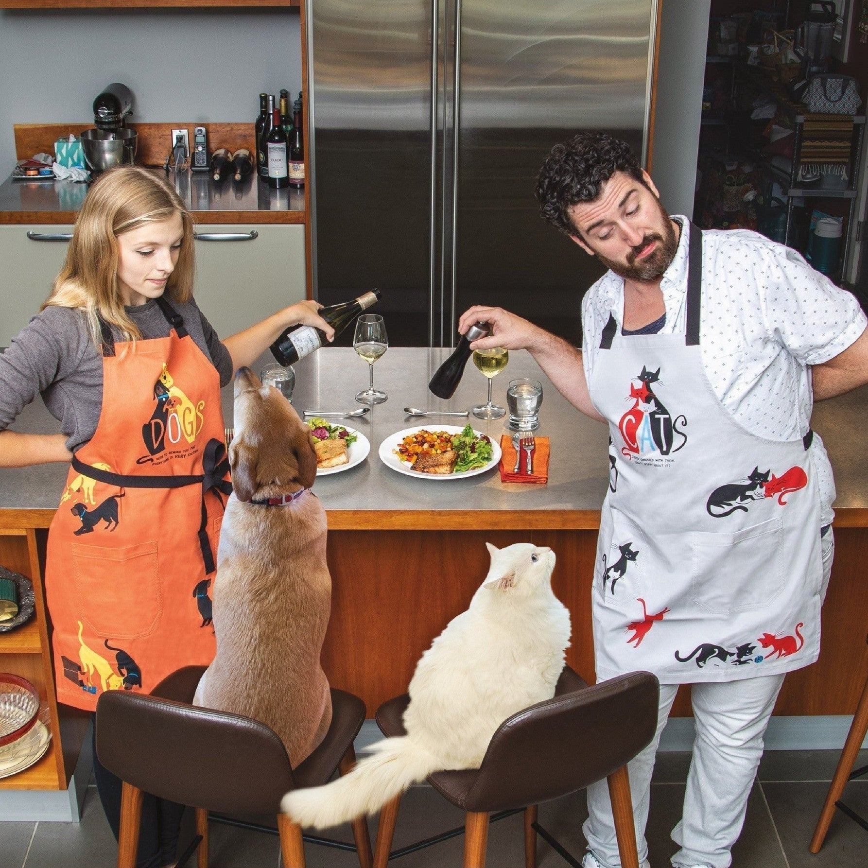Cats. Slightly Obsessed With Them Funny Cooking and BBQ Apron Unisex