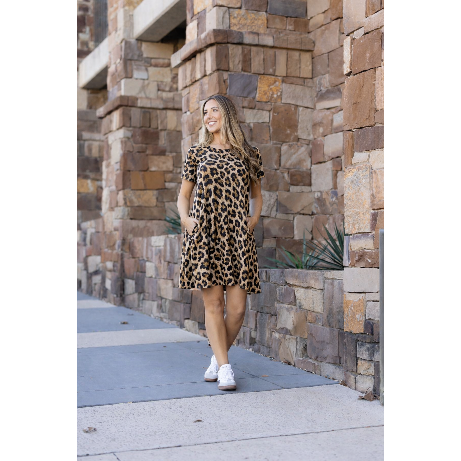 The Cassidy - Leopard Swing Dress