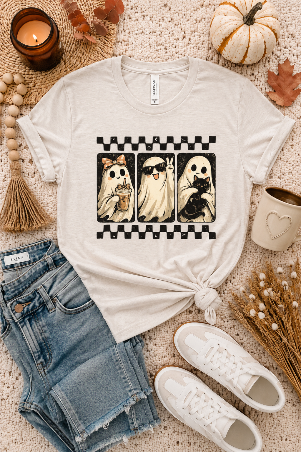 Ghost Friends Bella Canvas Graphic tee