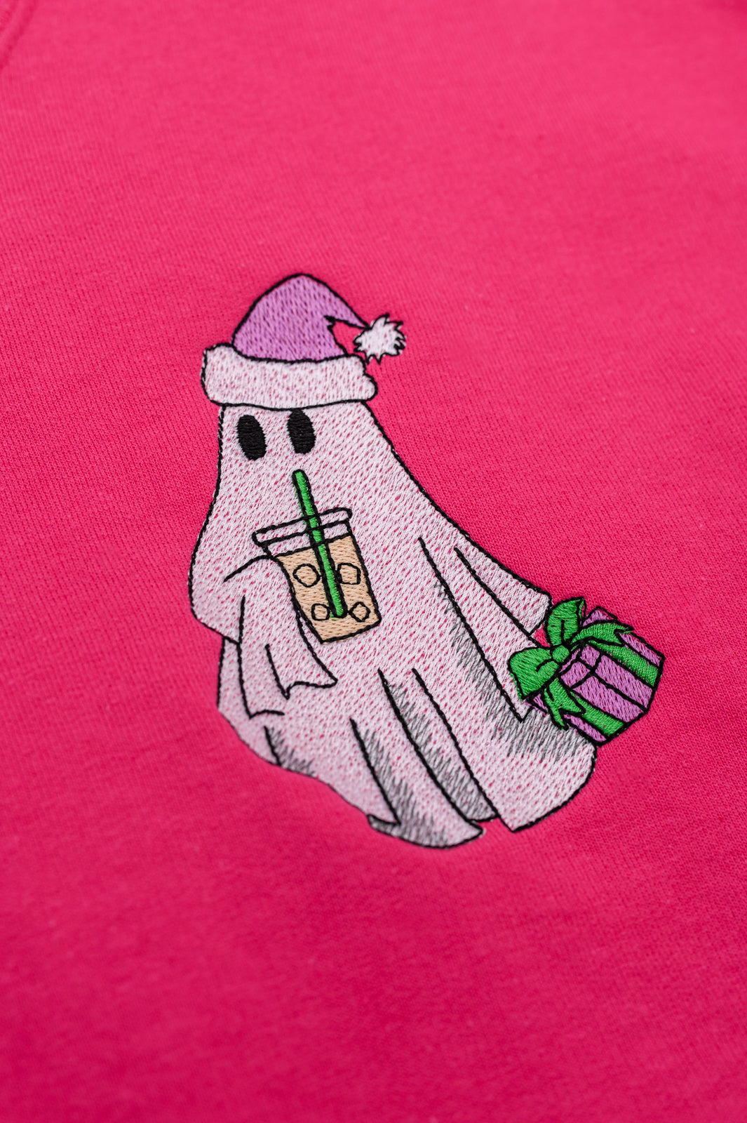 PRE-ORDER: Bougie Santa Ghost Embroidered Sweatshirt