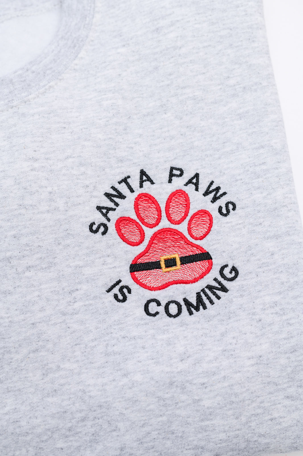 PRE-ORDER: Santa Paws Embroidered Sweatshirt