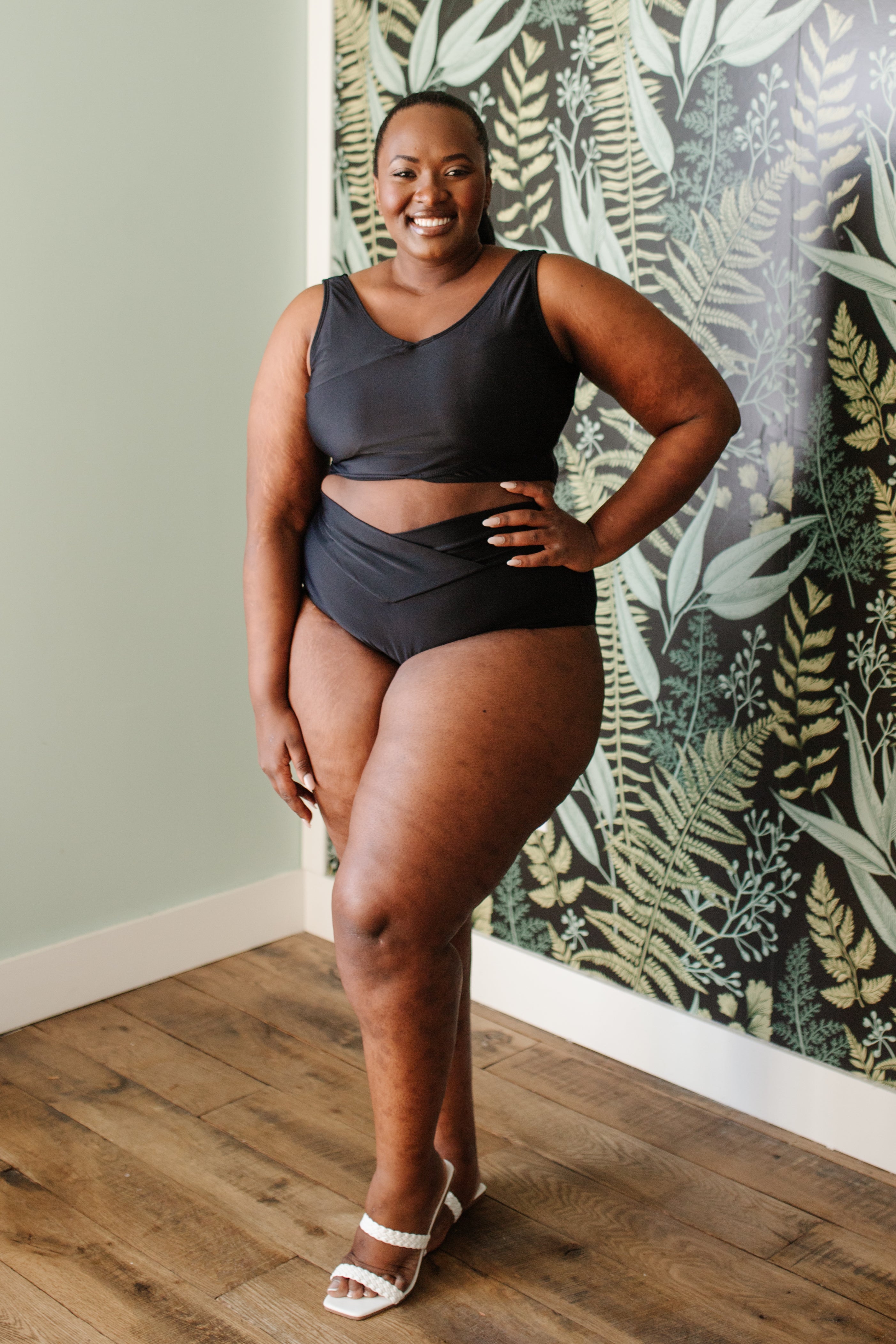 Come Sail Away Swim Top