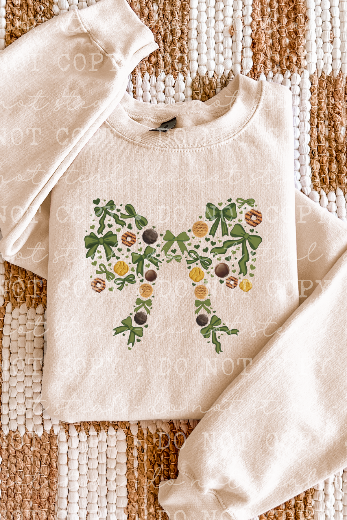 Cookie Bow Tee or Sweatshirt