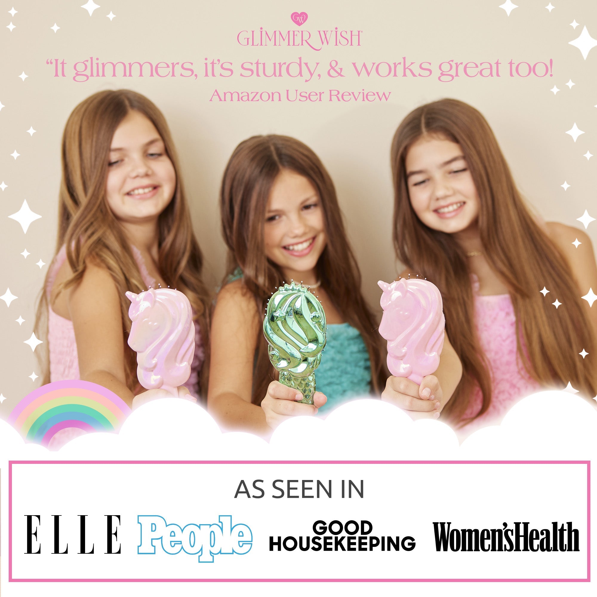 Unicorn Detangling Hair Brush