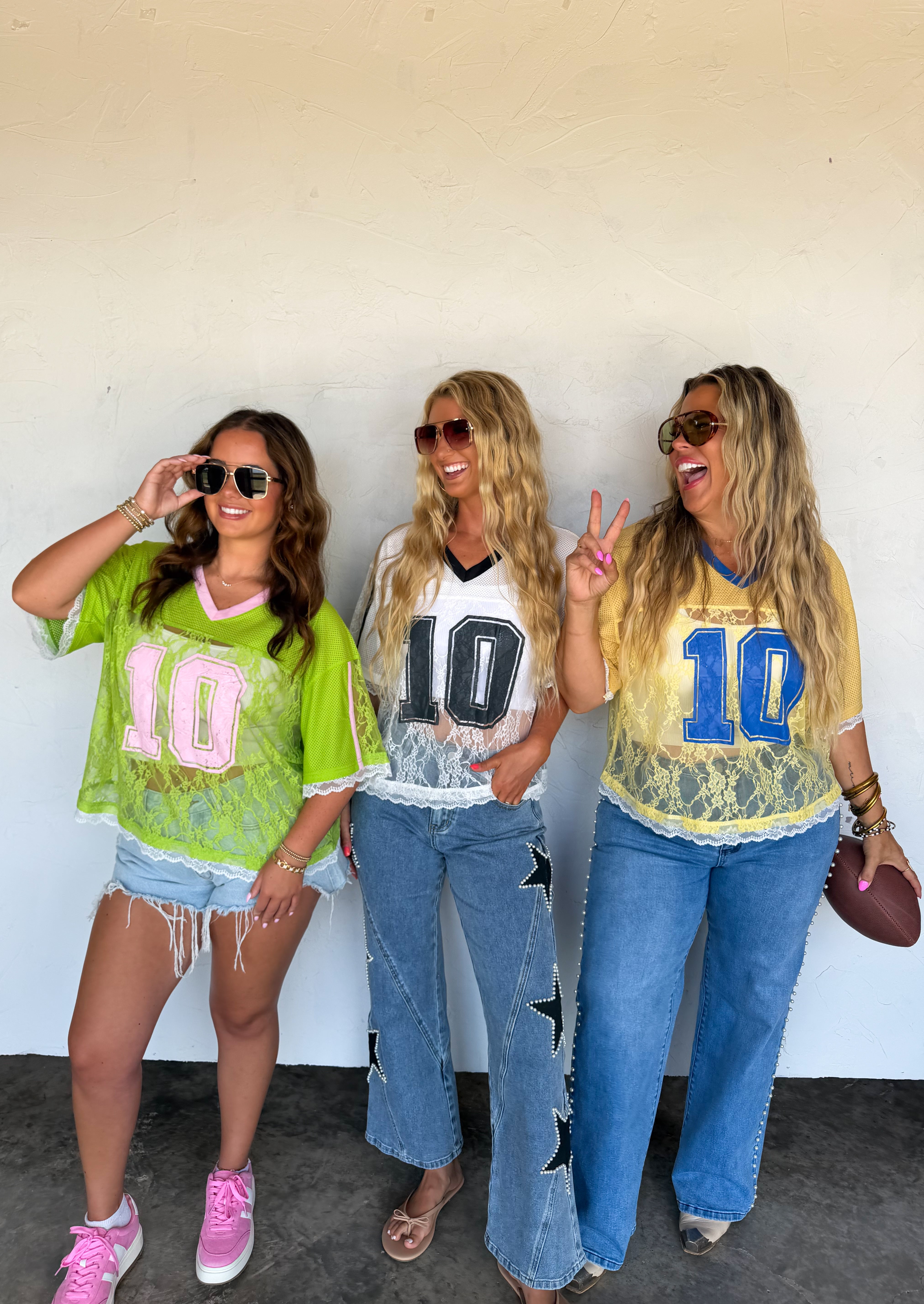 PRE-ORDER: BLEACHER BABE LACE JERSEY